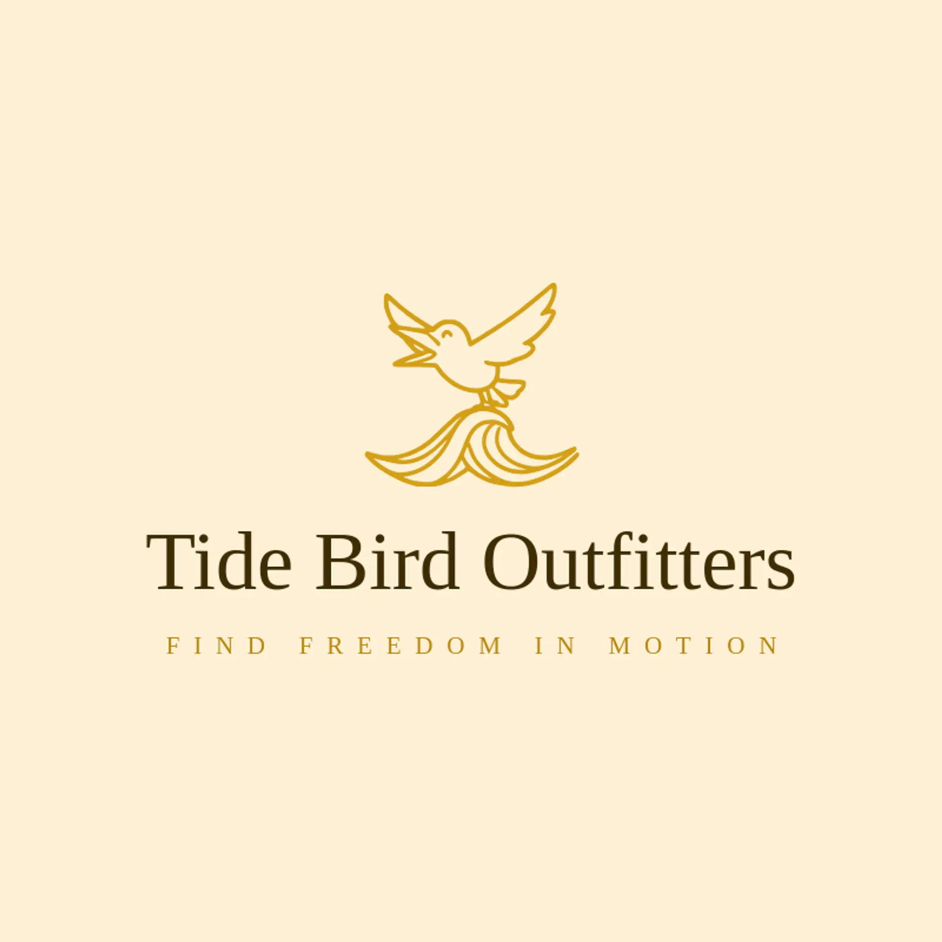 Tide Bird Outfitters logo for wing