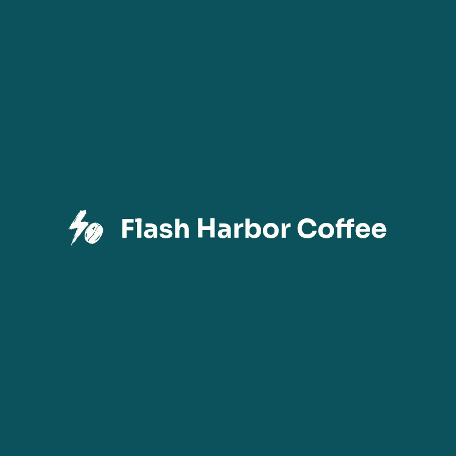 Flash Harbor Coffee logo for lightning