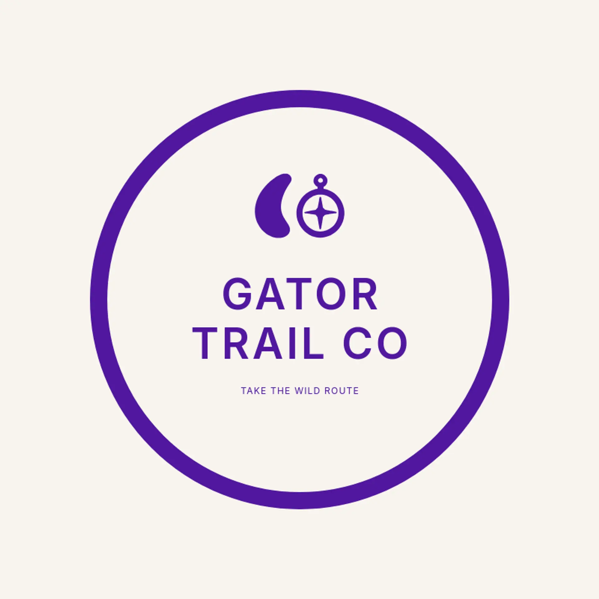 Gator Trail Co logo for alligator