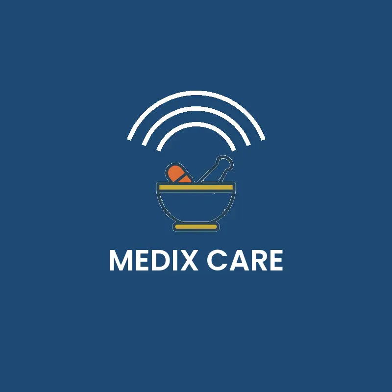 A mortar and pestle with a pill, a pharmacy logo in a retro style