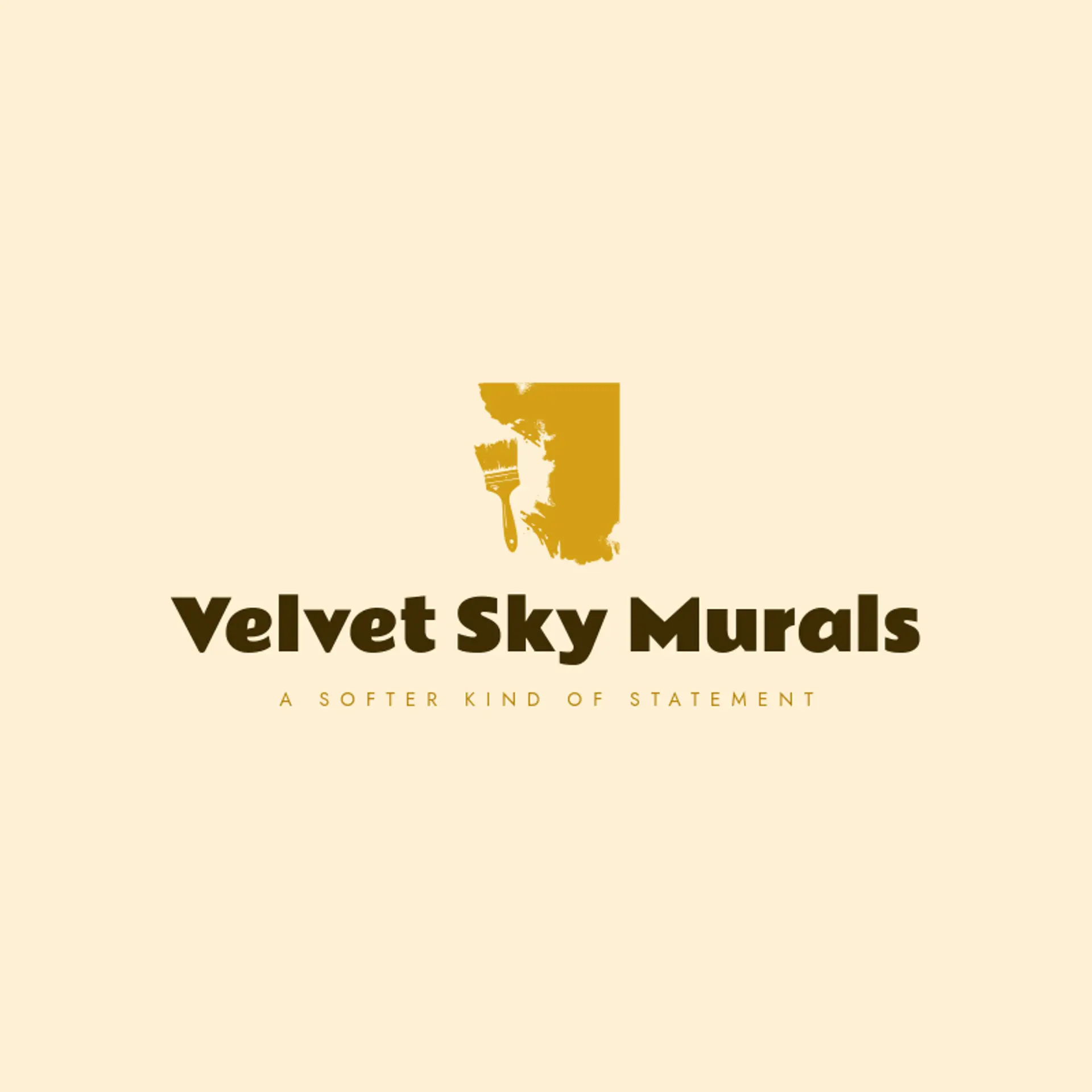 Velvet Sky Murals logo for mural