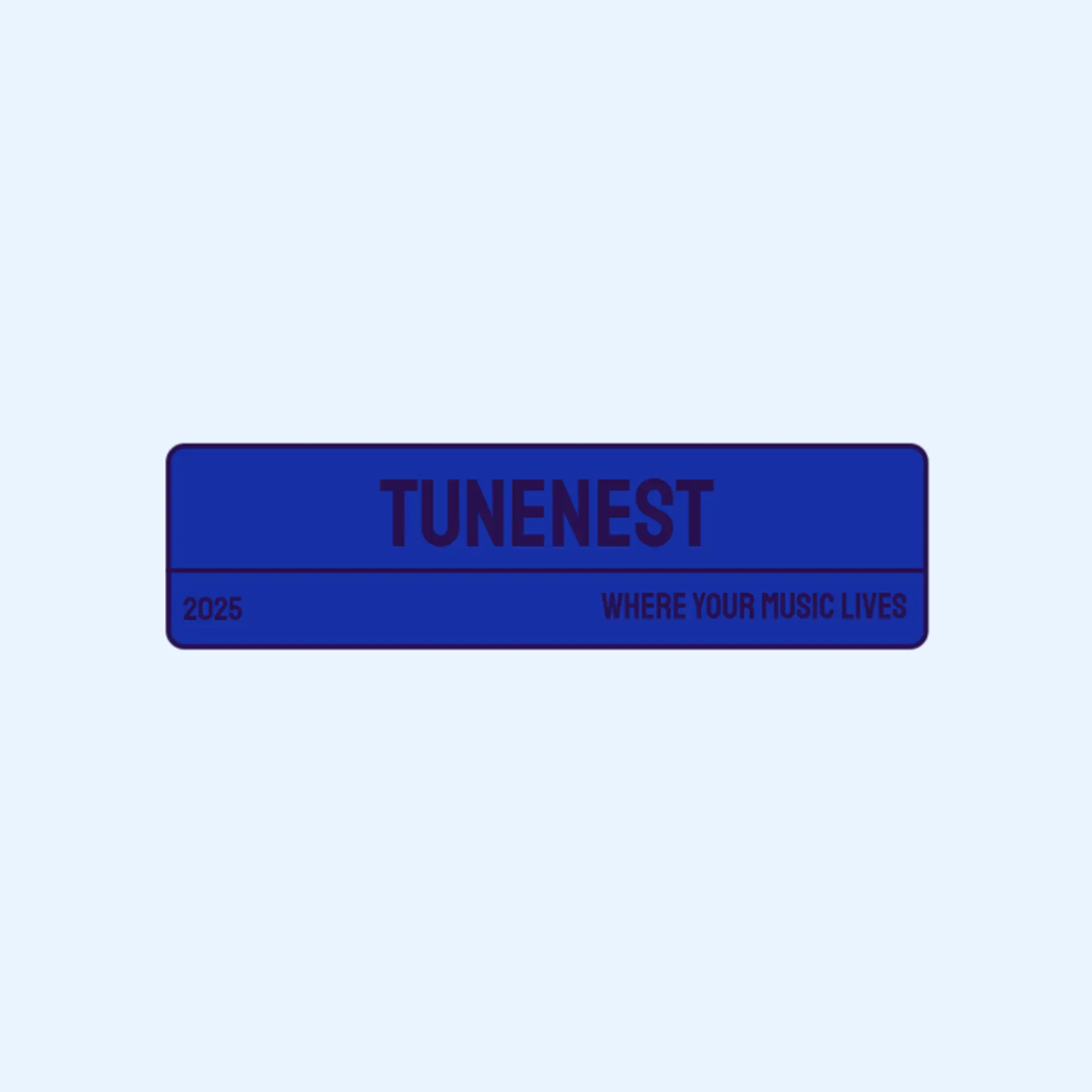 TuneNest logo for music app