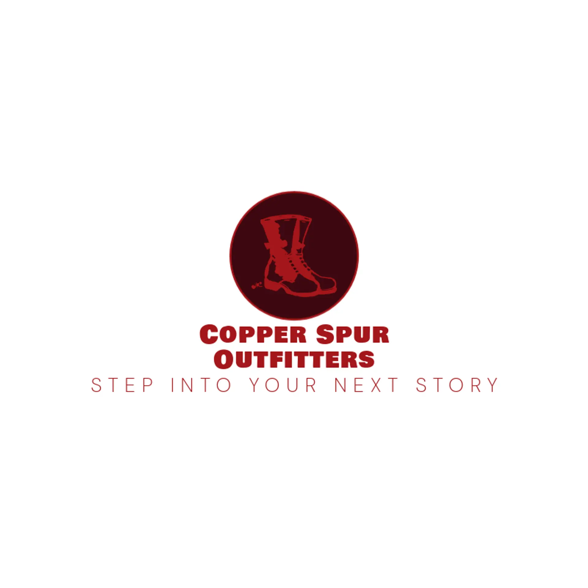 Copper Spur Outfitters logo for boots