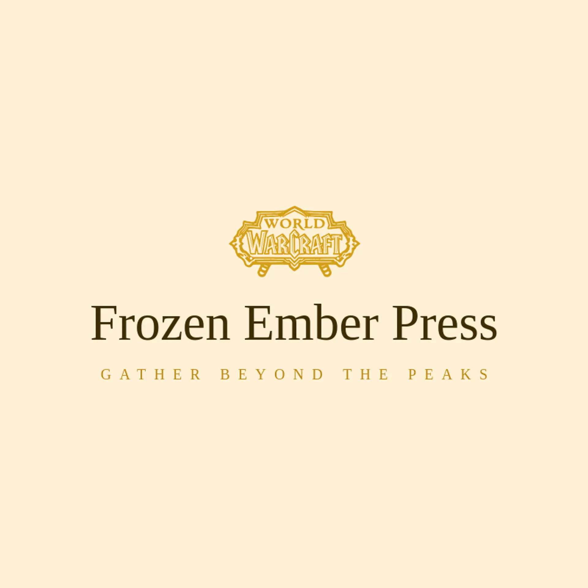 Frozen Ember Press logo for blizzard