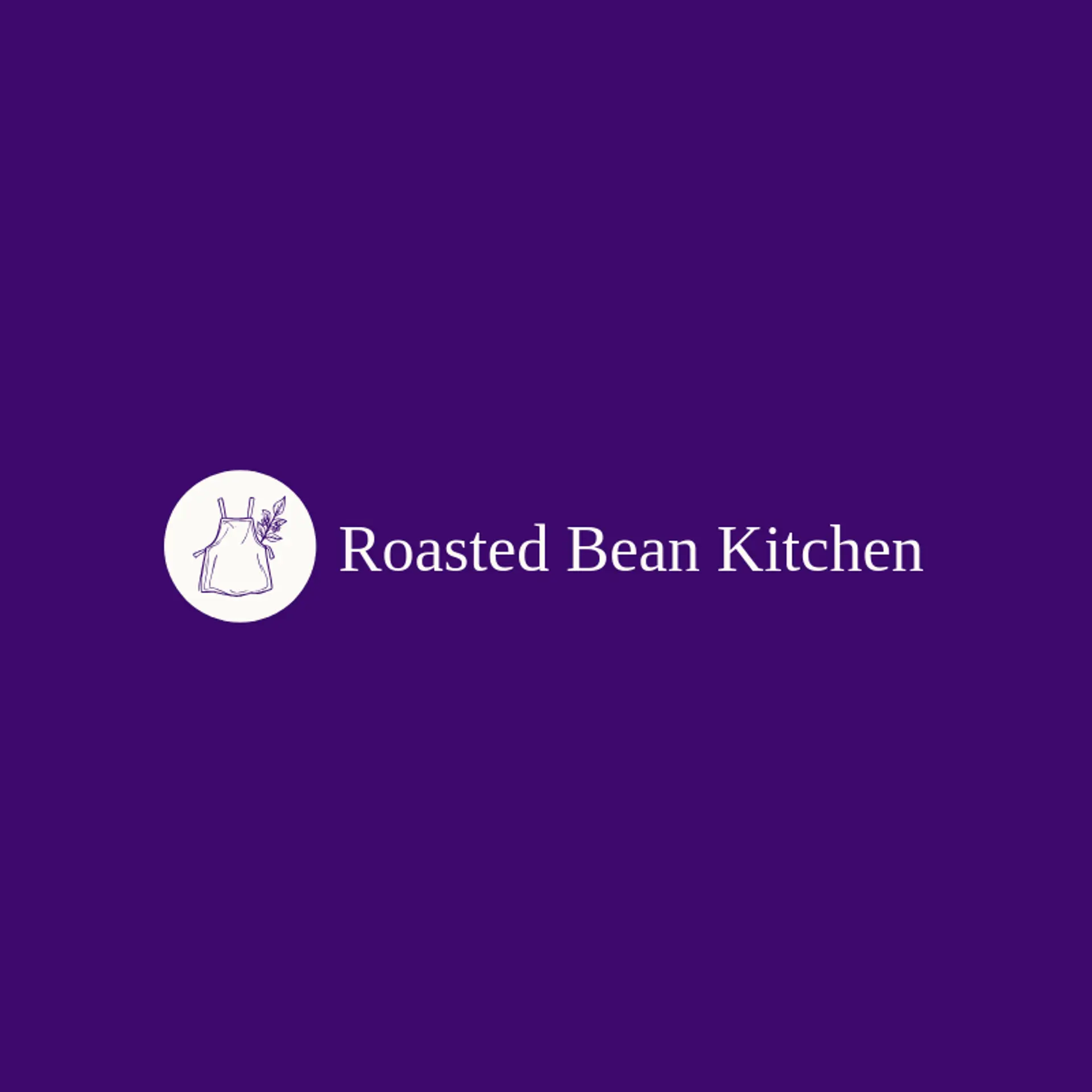 Roasted Bean Kitchen logo for apron