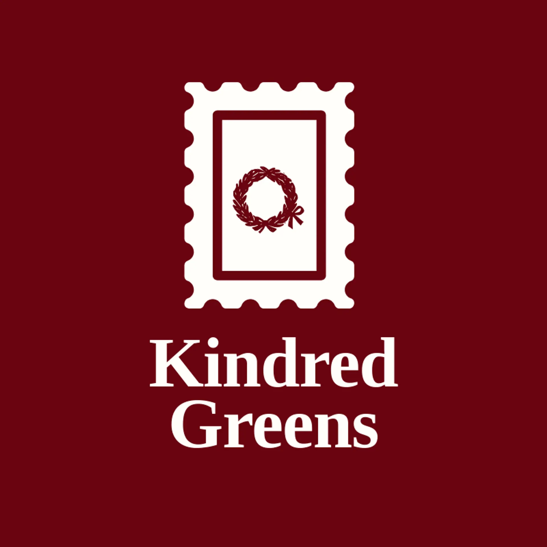 Kindred Greens logo for wreath