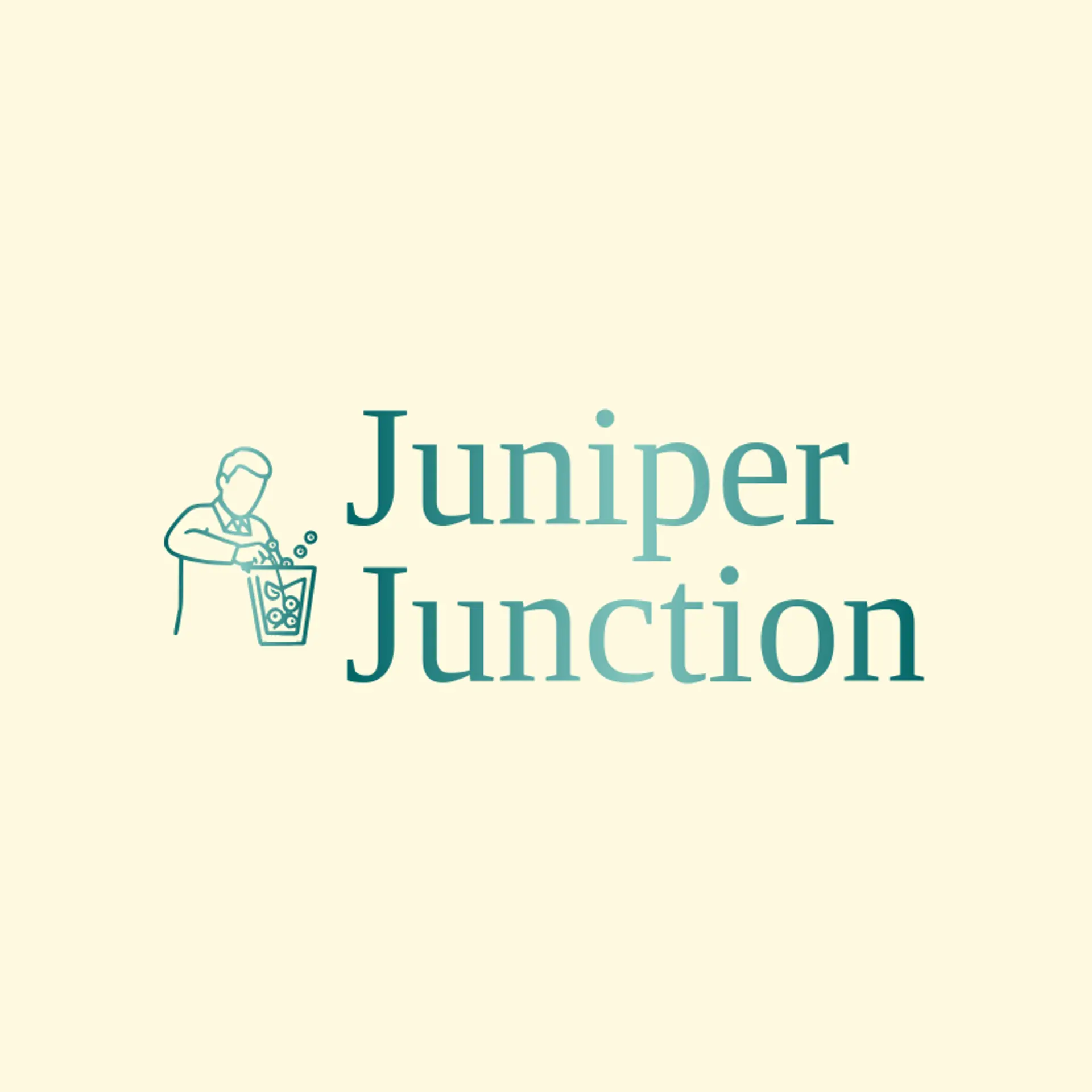 Juniper Junction logo for bartender