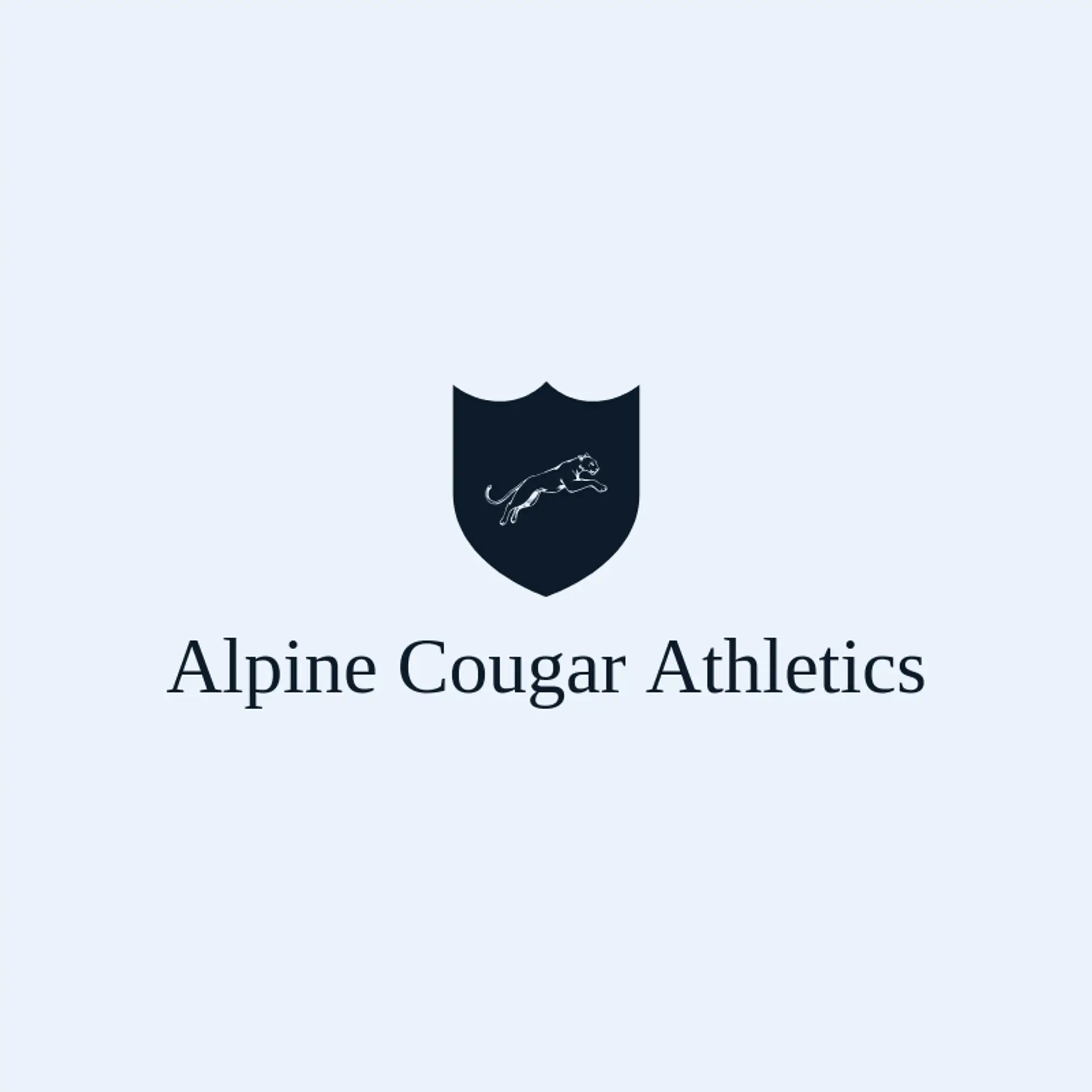 Alpine Cougar Athletics logo for cougar