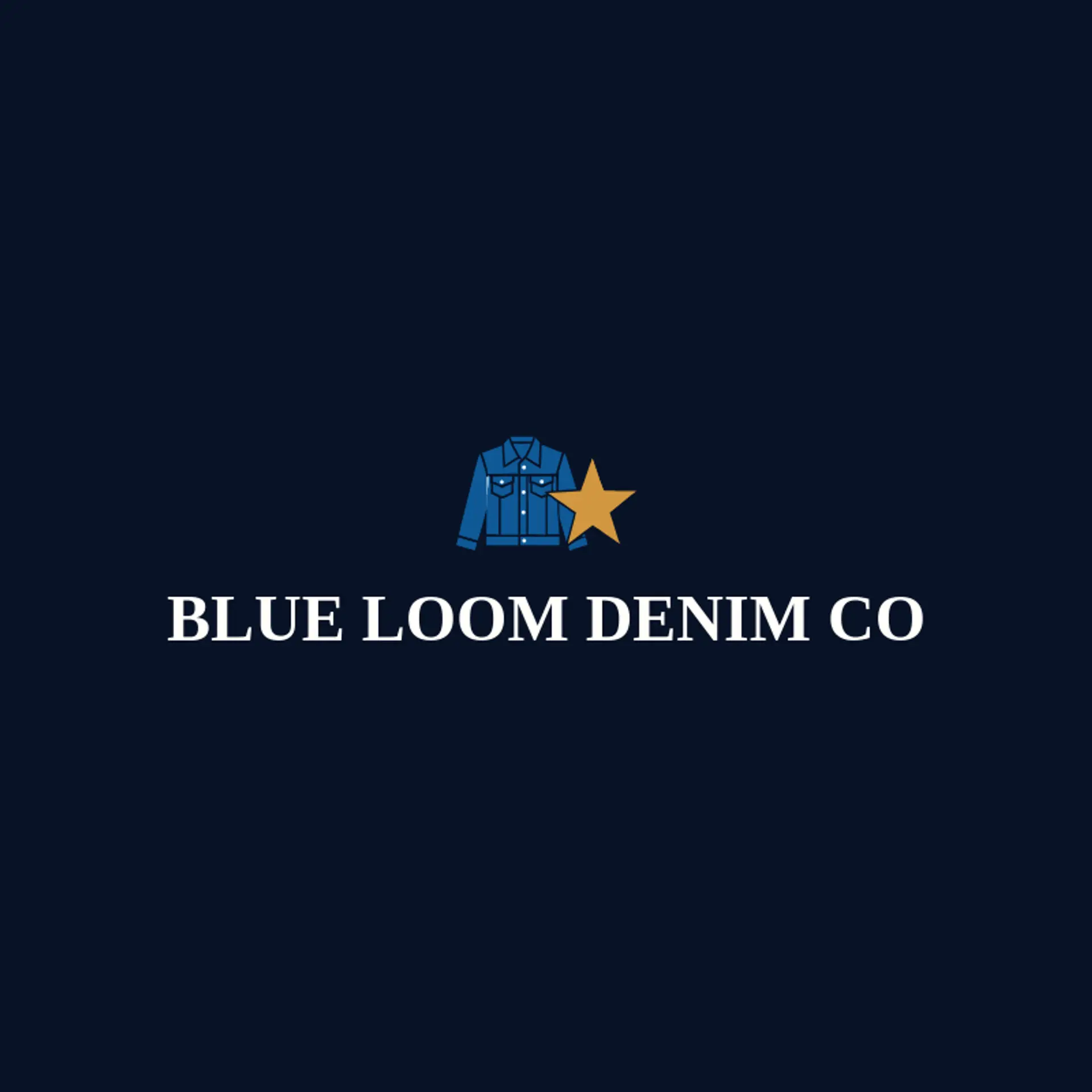 Blue Loom Denim Co logo for denim