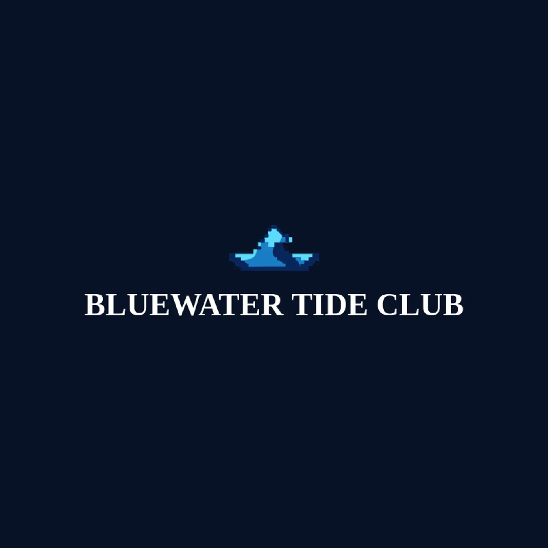 Bluewater Tide Club logo for tide