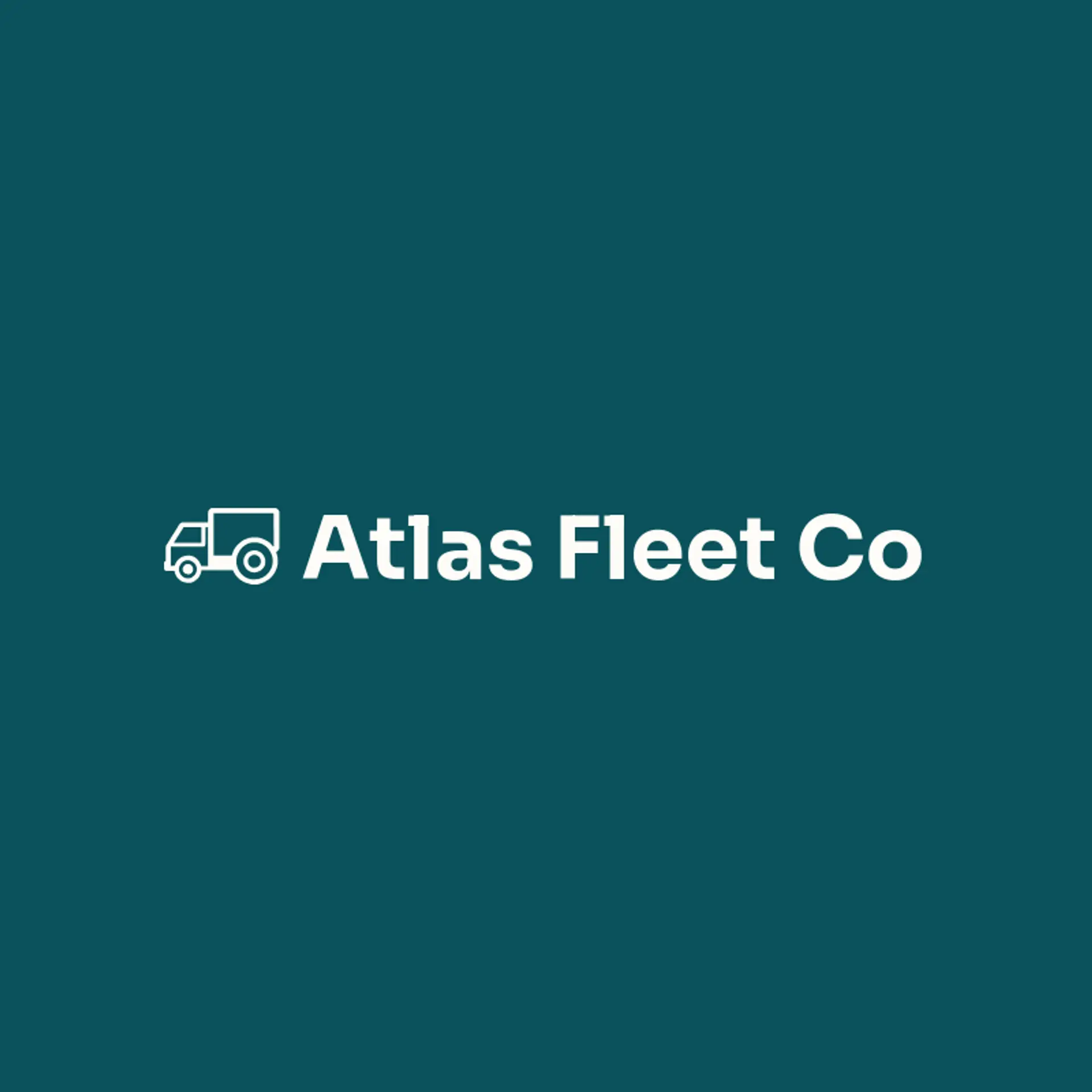Atlas Fleet Co logo for truck