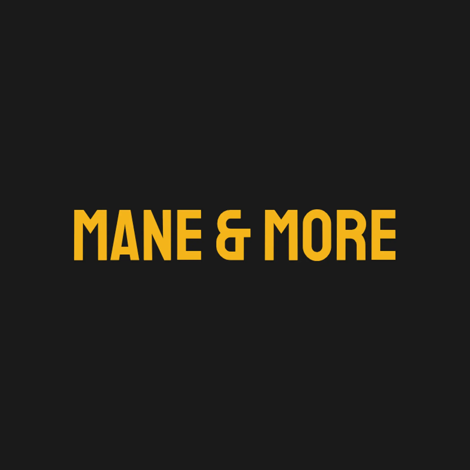 Mane & More logo for creative hair salon