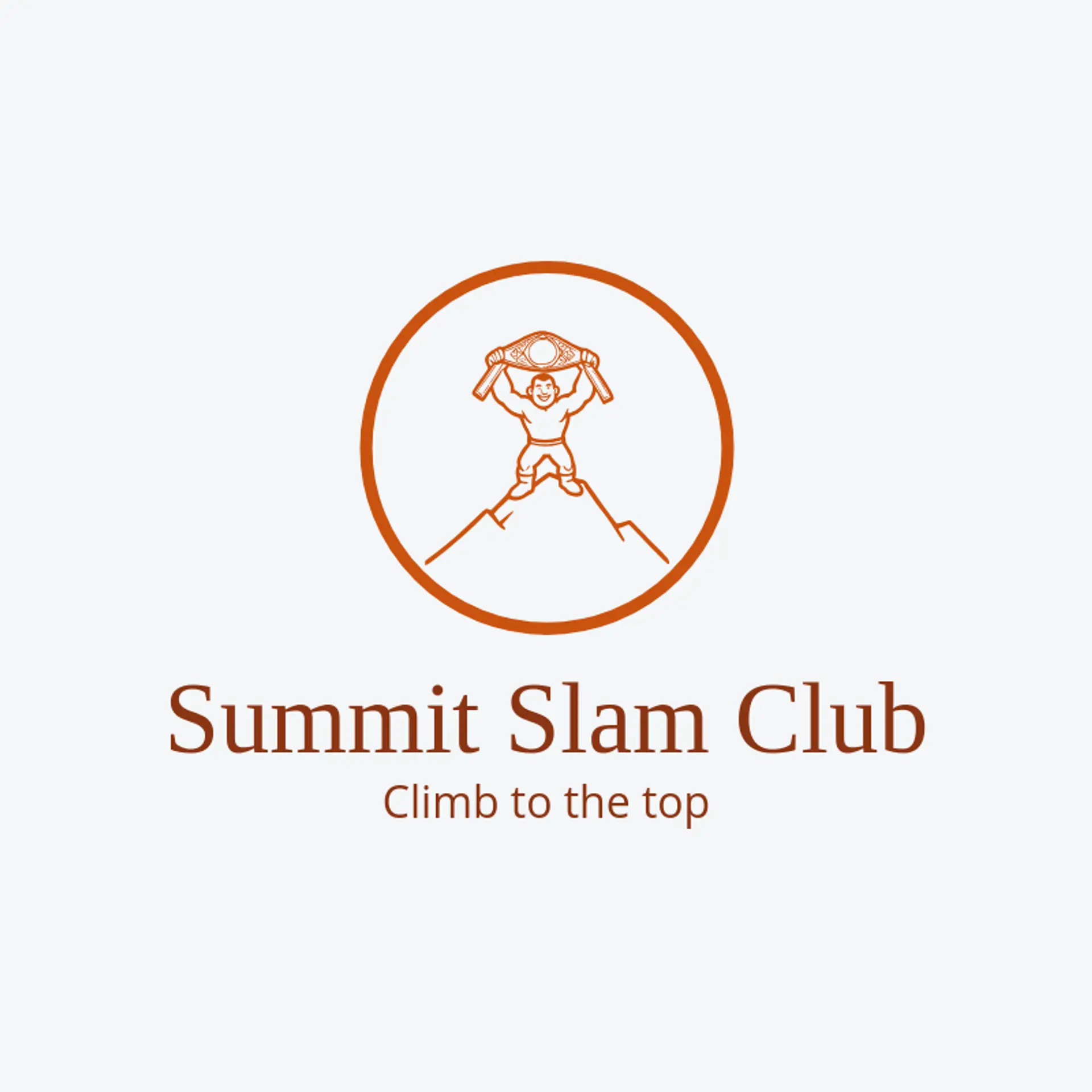 Summit Slam Club logo for pro wrestling