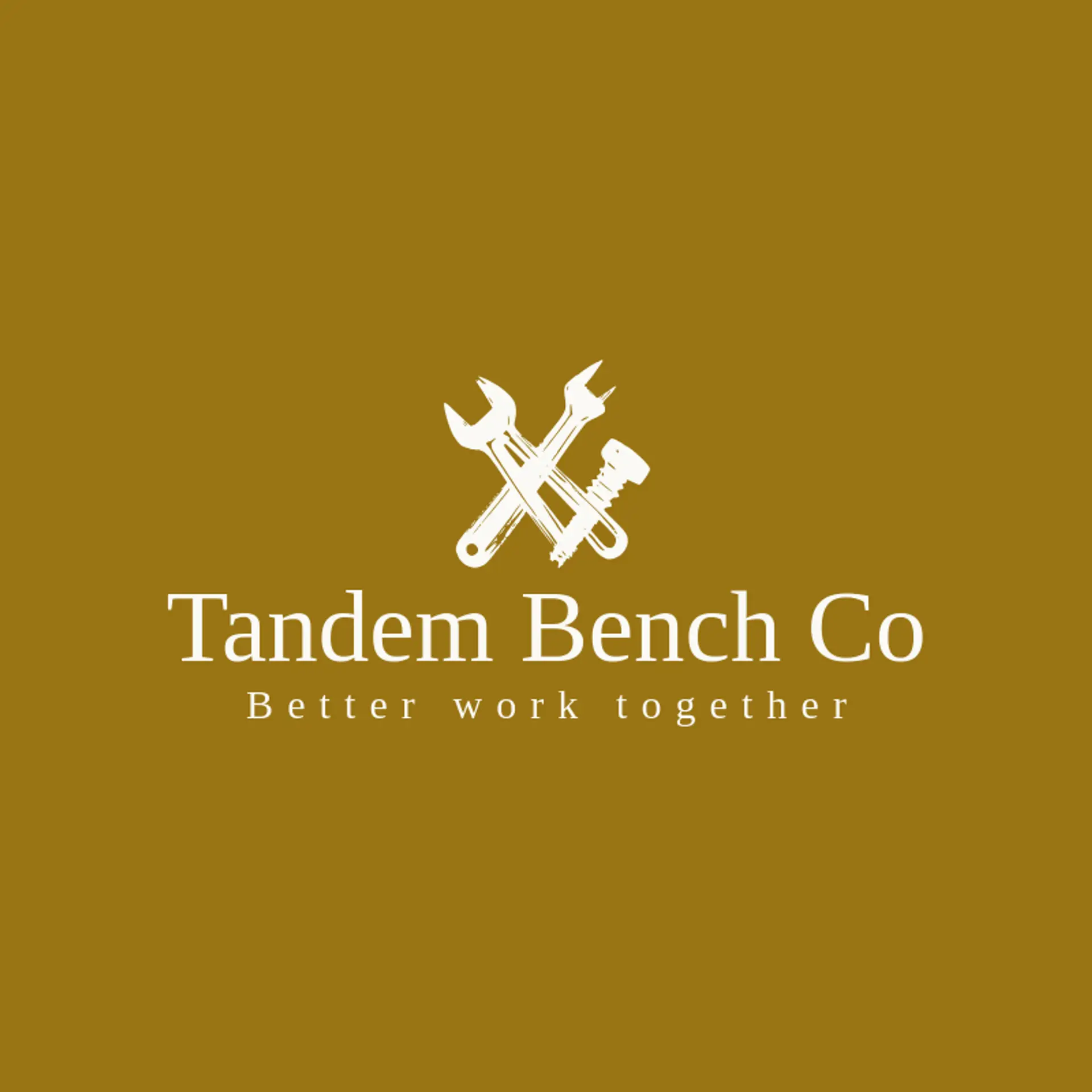 Tandem Bench Co logo for workshop
