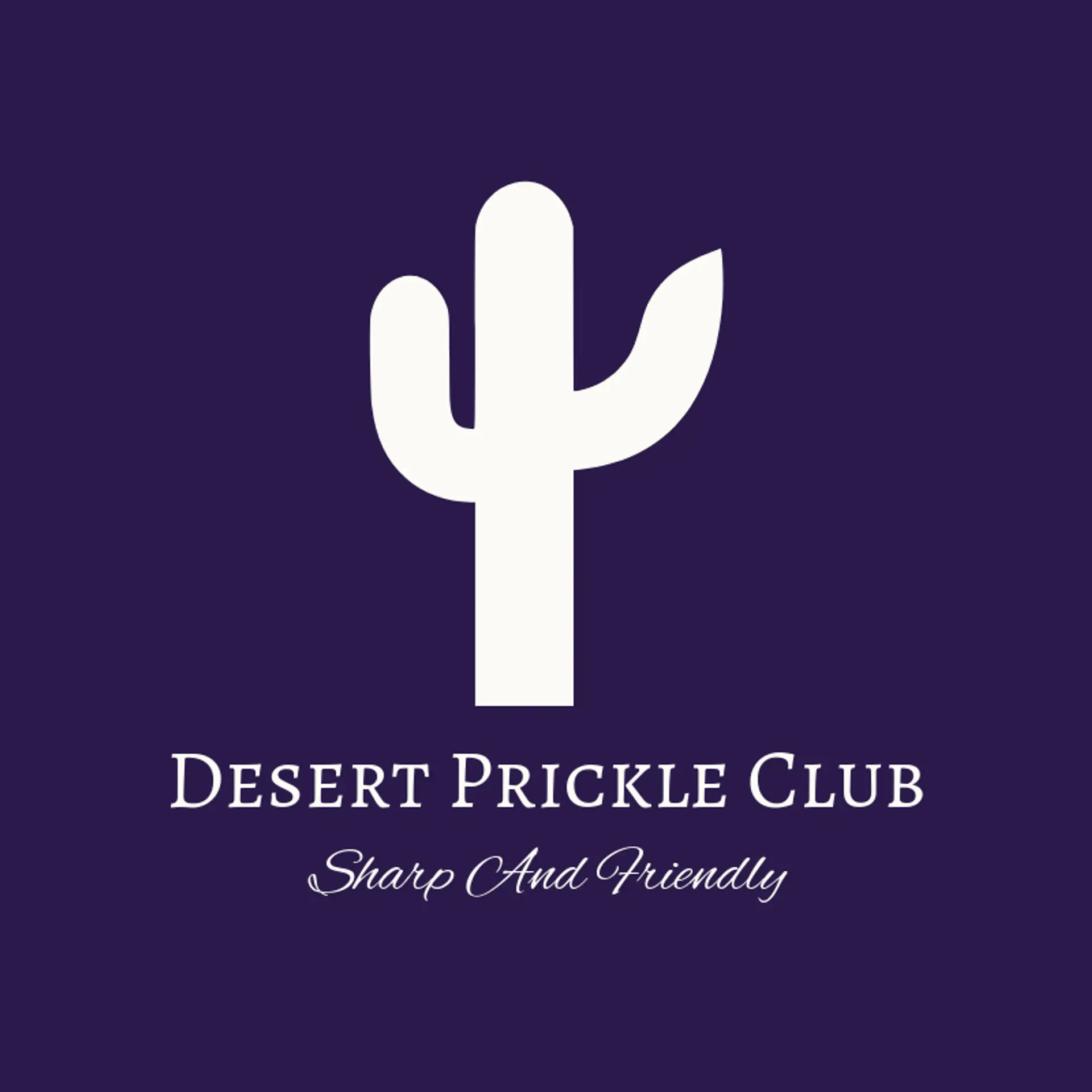 Desert Prickle Club logo for cactus