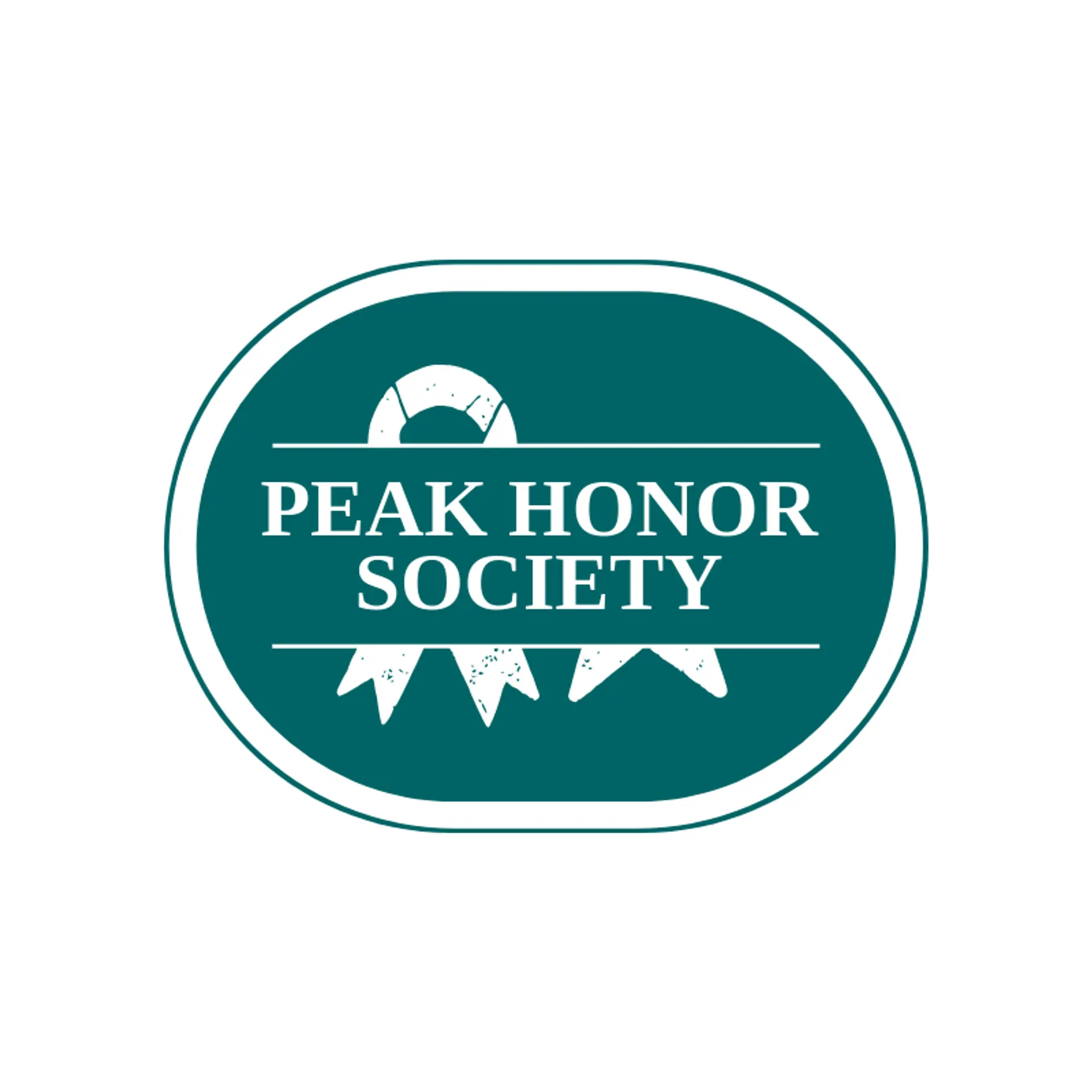 Peak Honor Society logo for winner