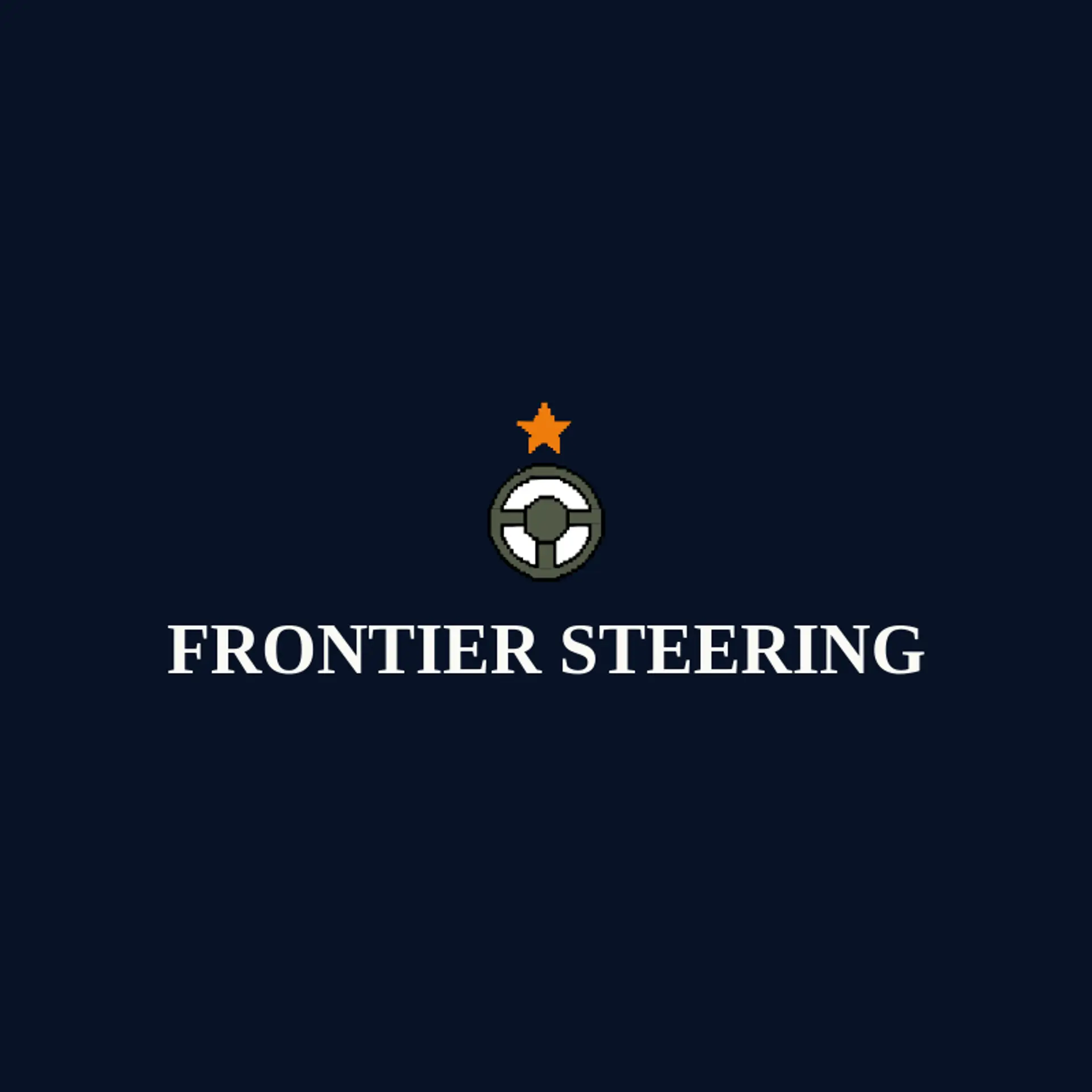 Frontier Steering logo for steering wheel
