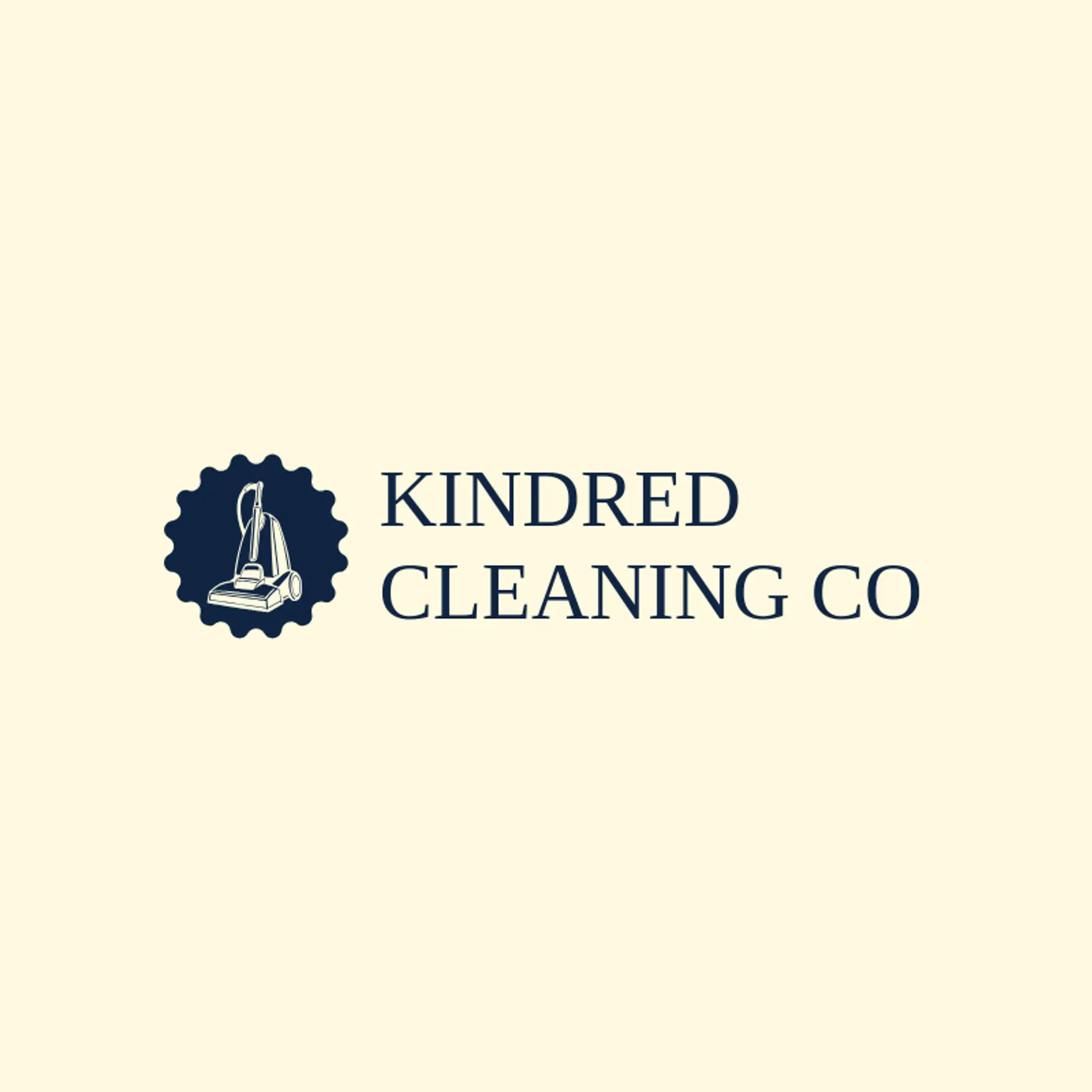 Kindred Cleaning Co logo for hoover