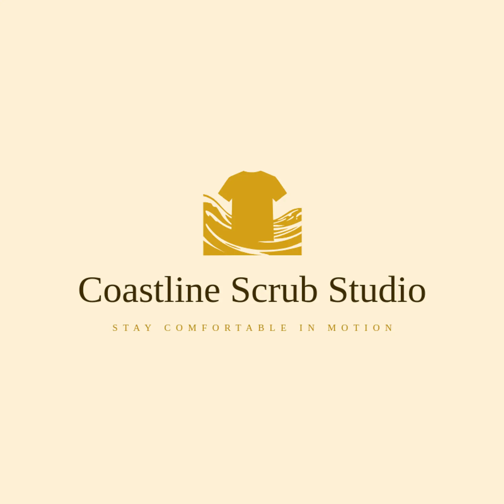 Coastline Scrub Studio logo for scrub