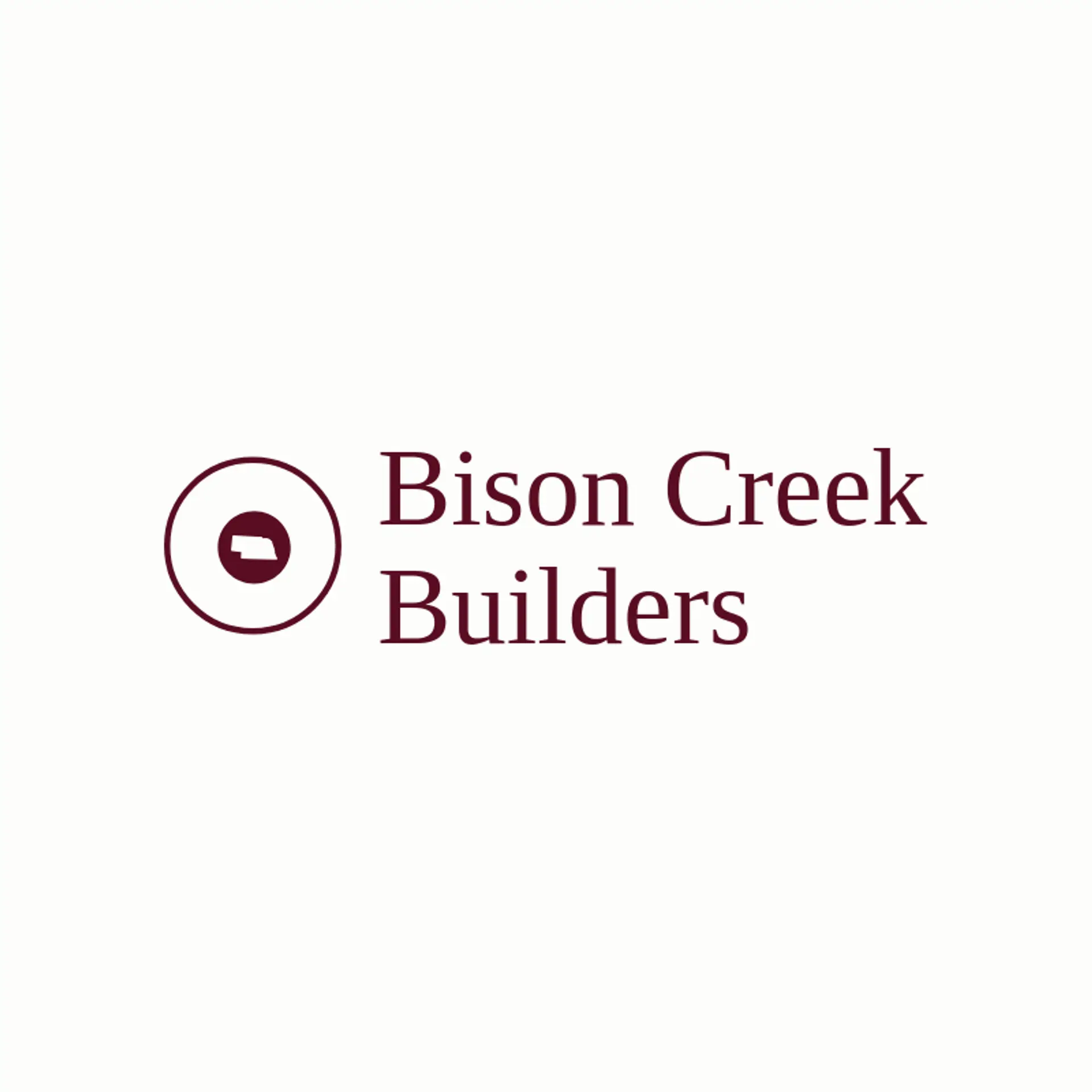 Bison Creek Builders logo for nebraska