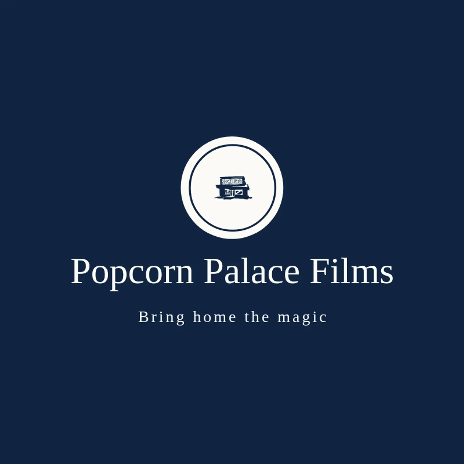 Popcorn Palace Films logo for blockbuster