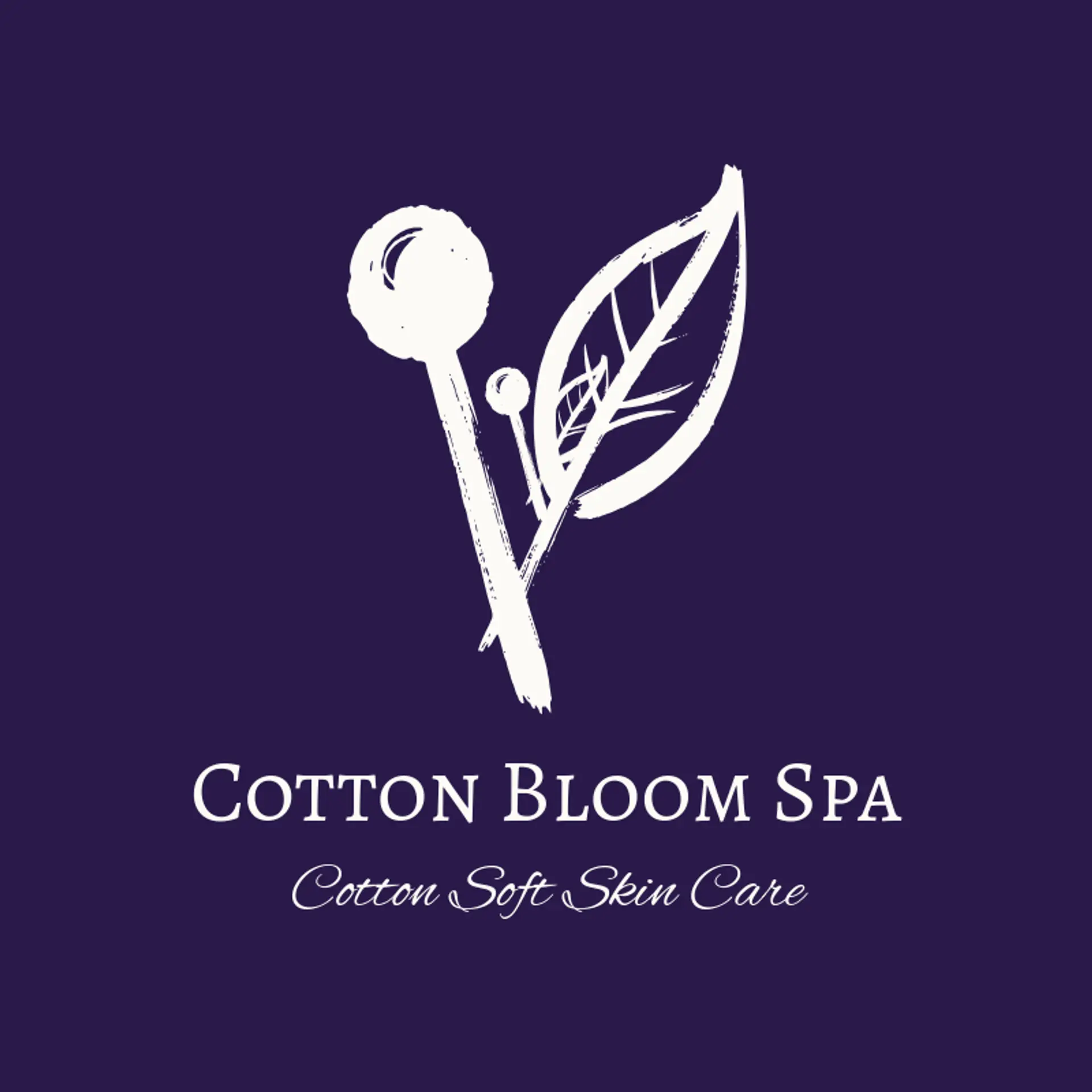 Cotton Bloom Spa logo for esthetician