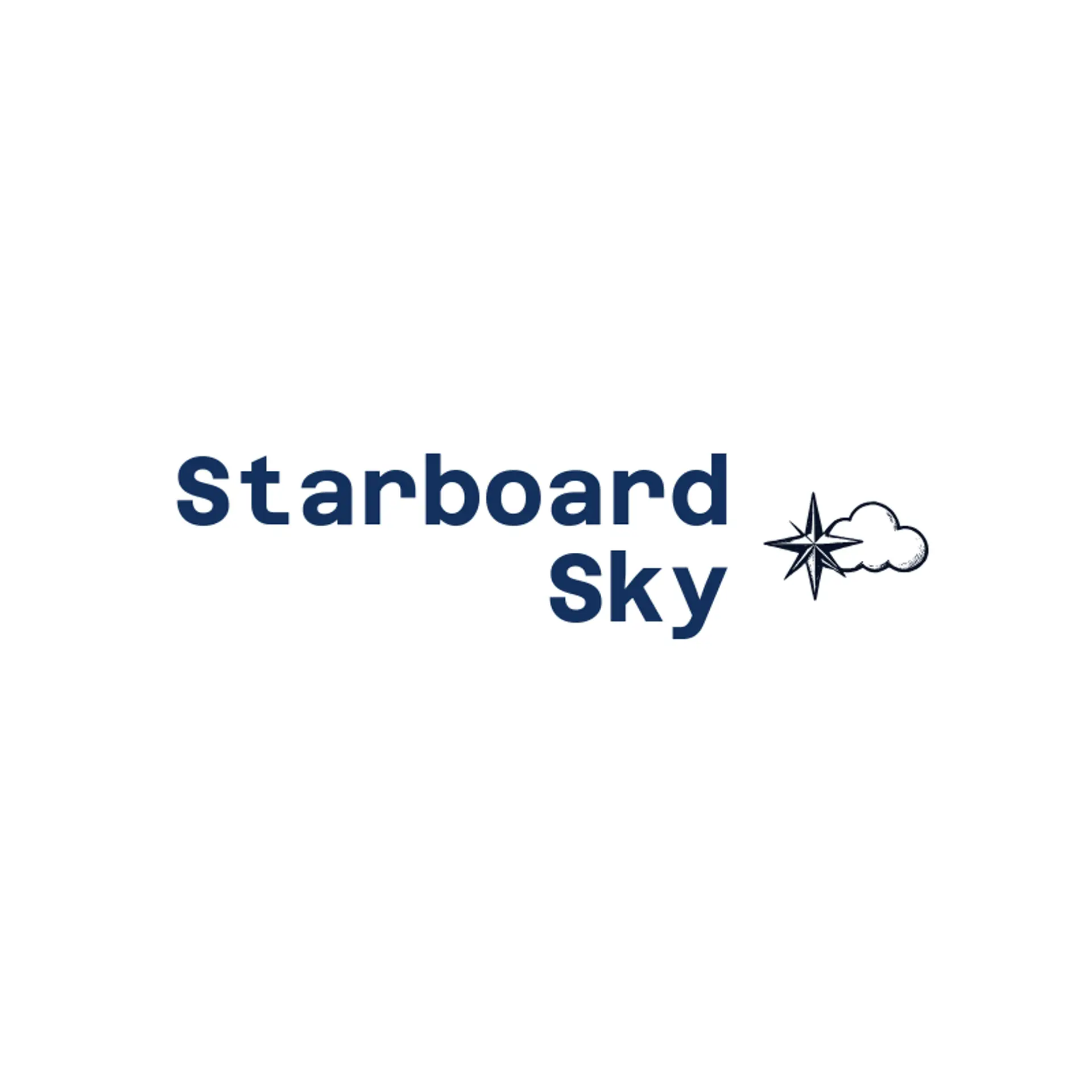 Starboard Sky logo for airline