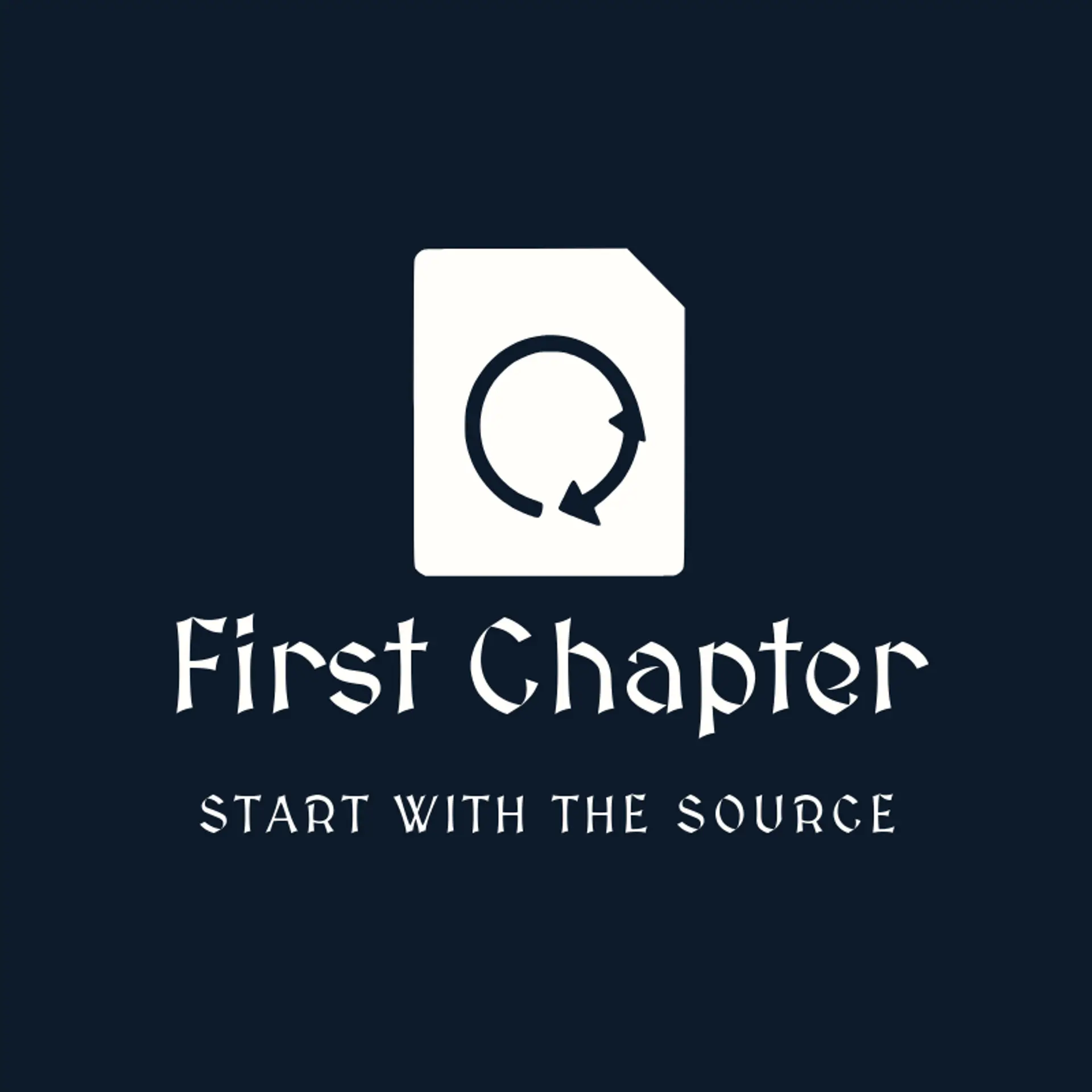 First Chapter logo for history