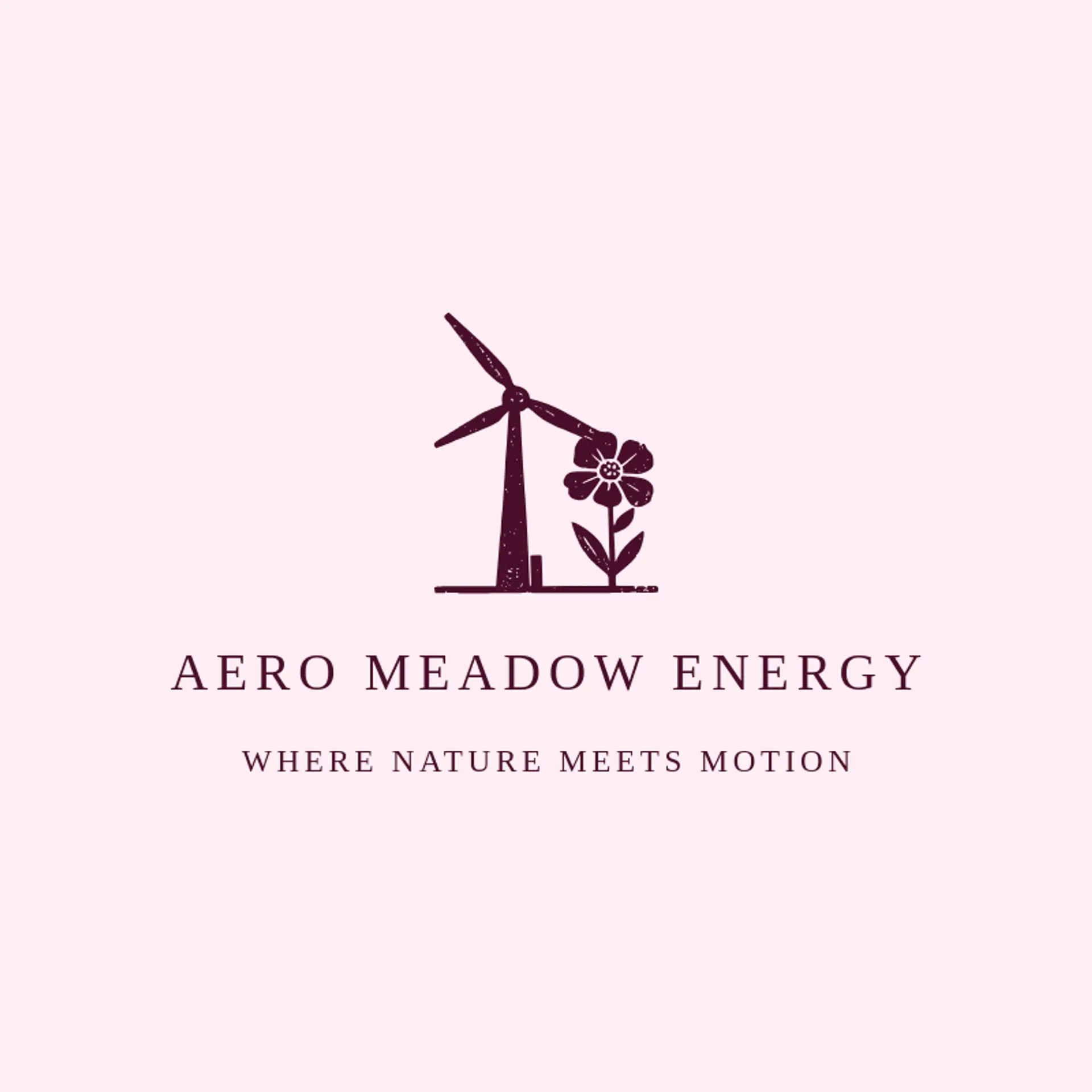 Aero Meadow Energy logo for wind
