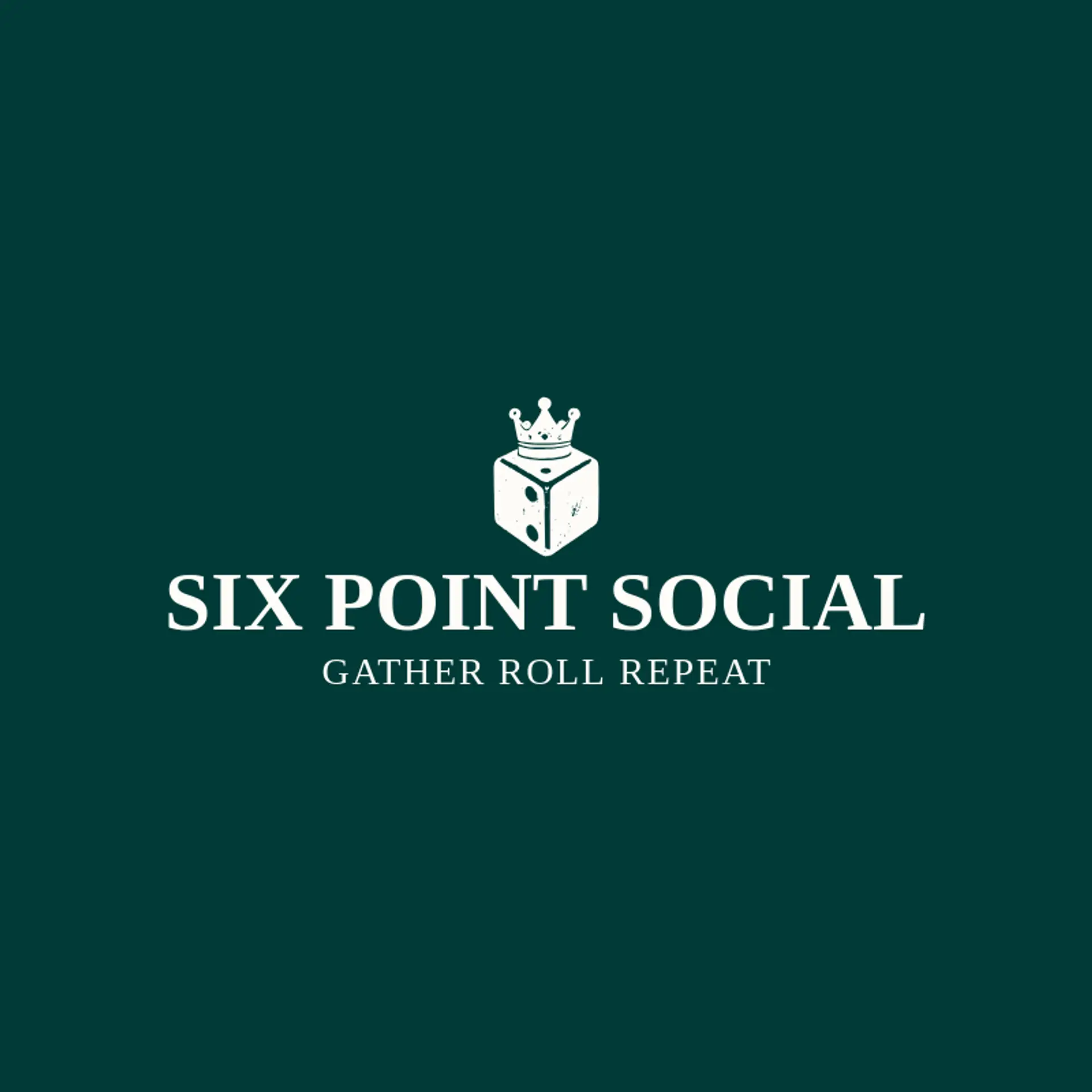 Six Point Social logo for dice