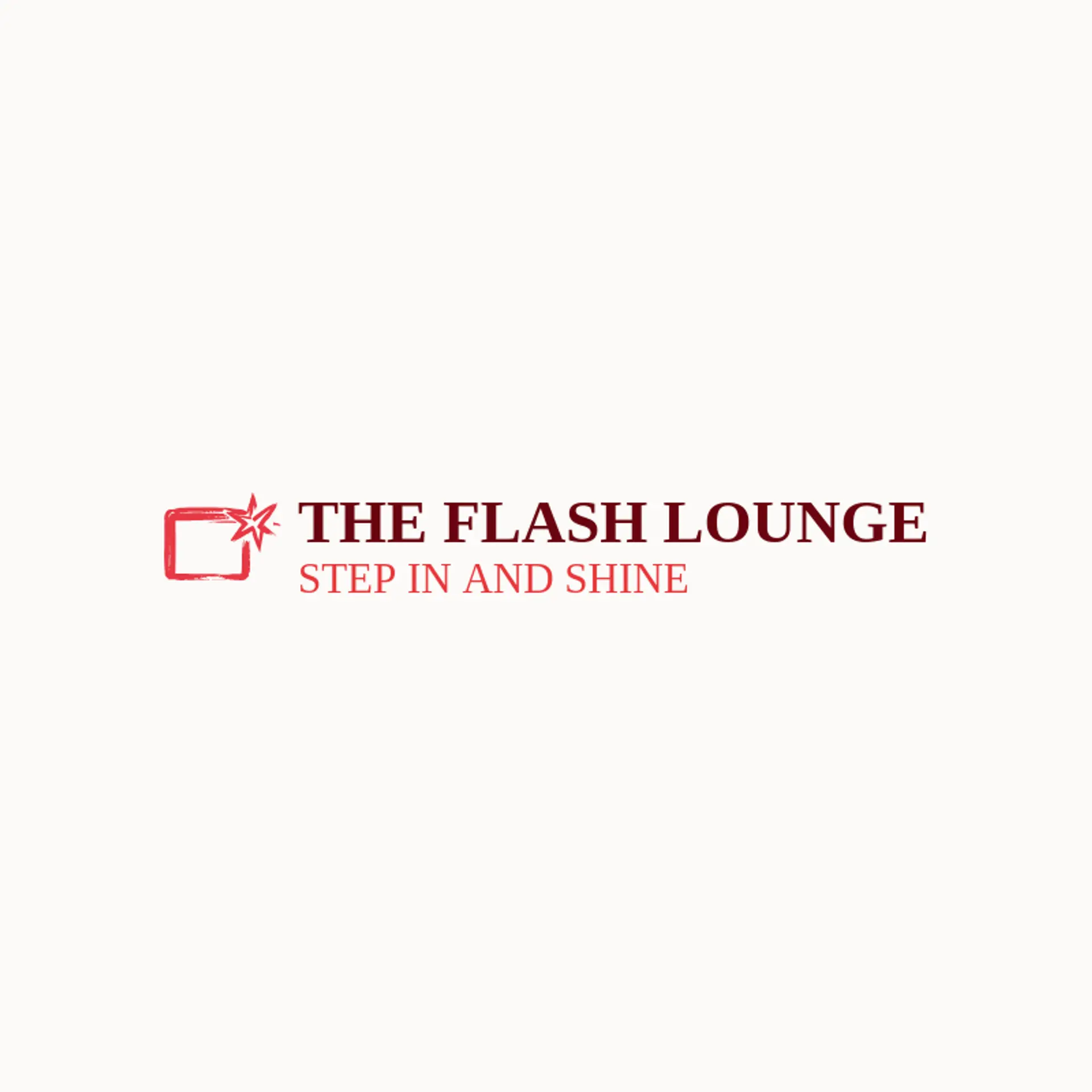 The Flash Lounge logo for photo booth