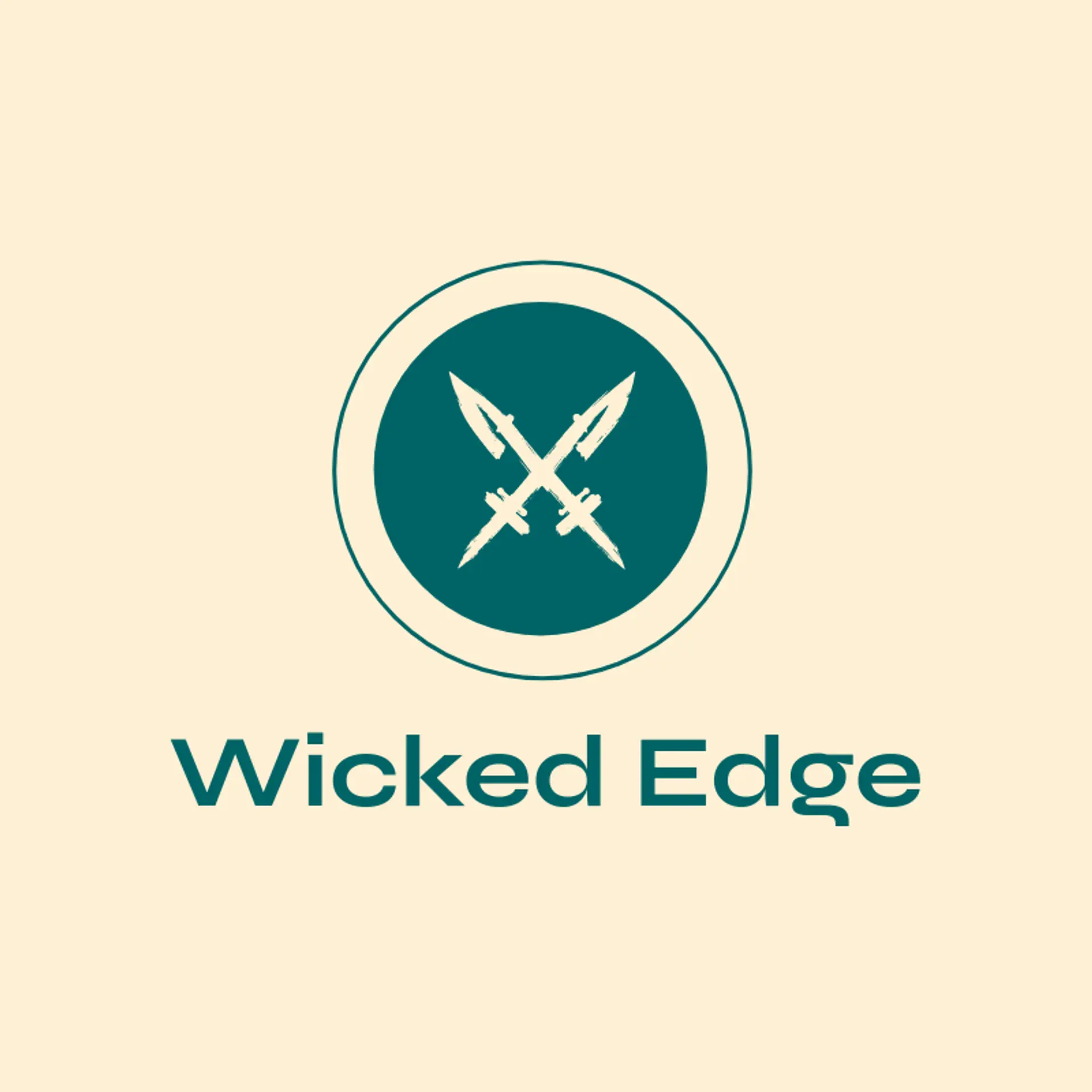 Wicked Edge logo for death metal