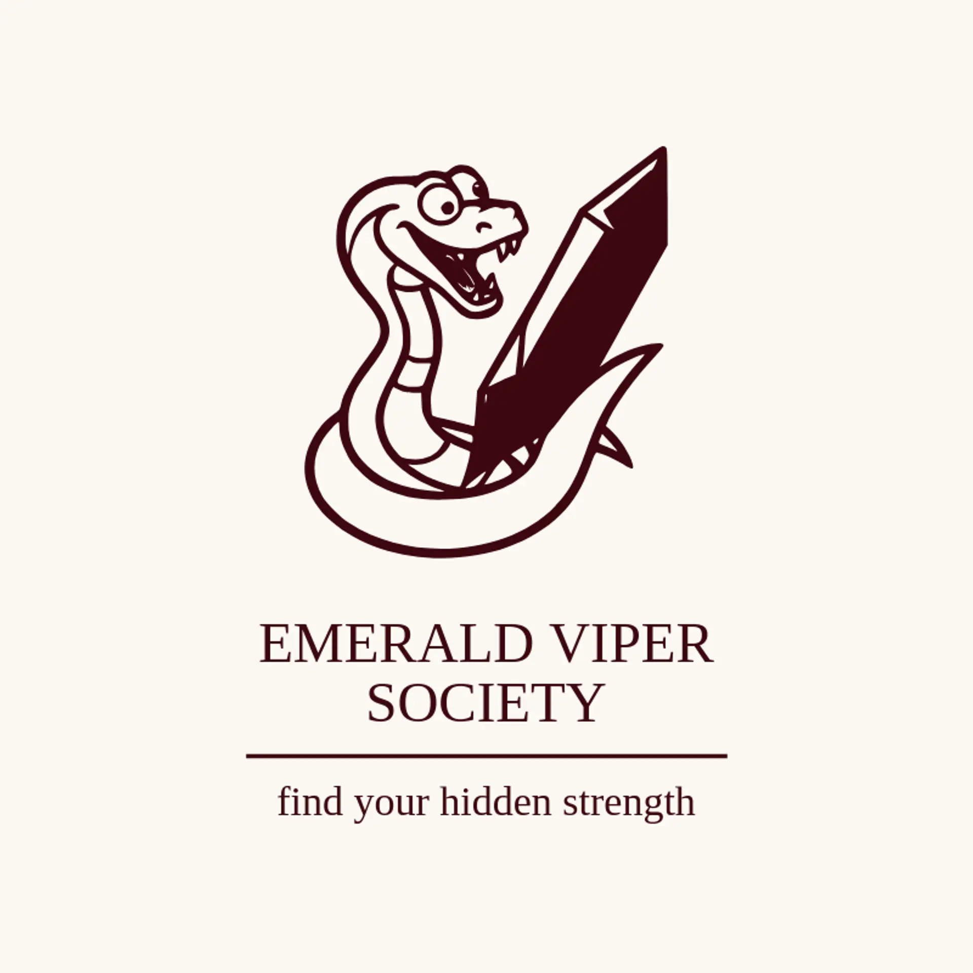 Emerald Viper Society logo for venom