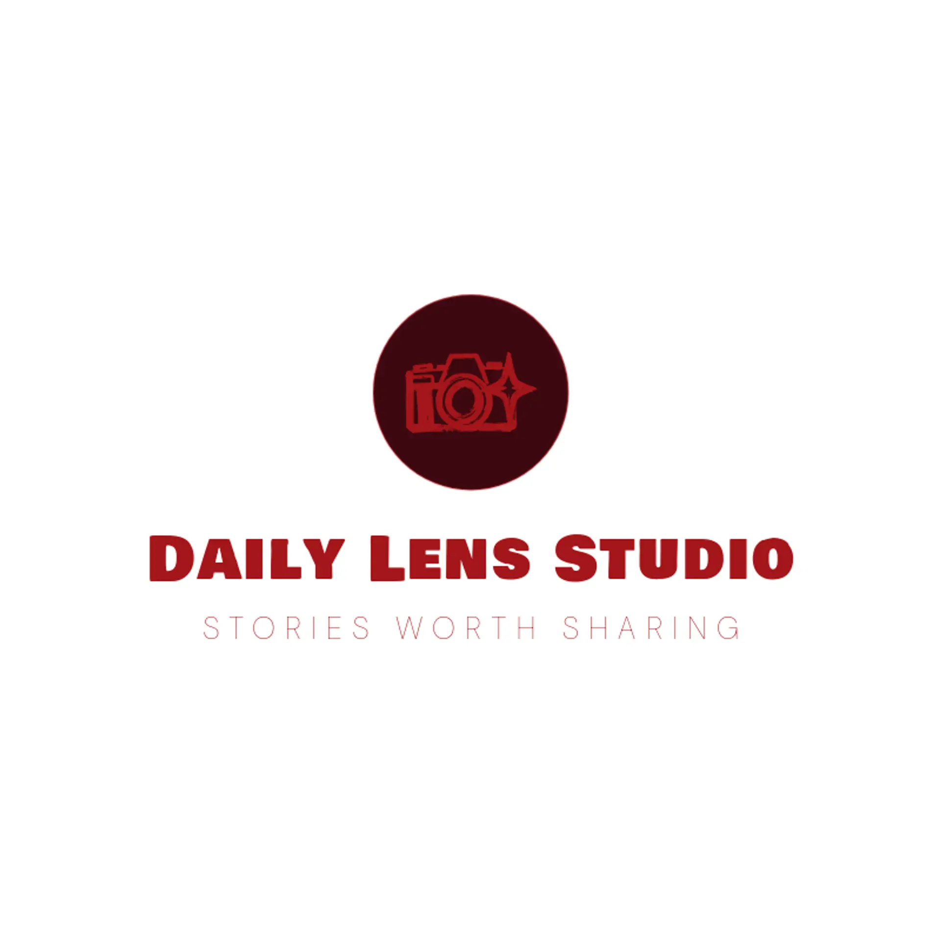 Daily Lens Studio logo for vlog