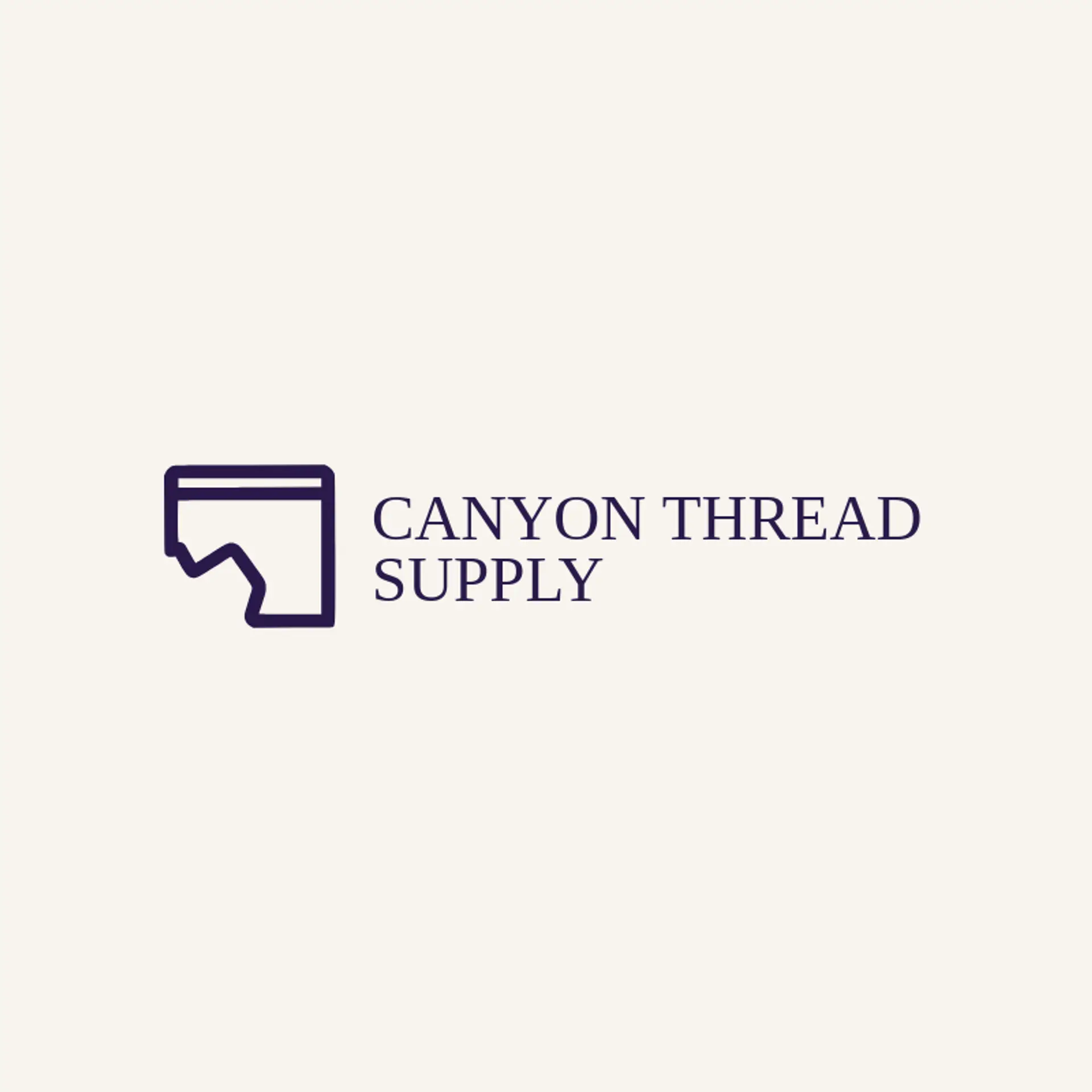 Canyon Thread Supply logo for trail