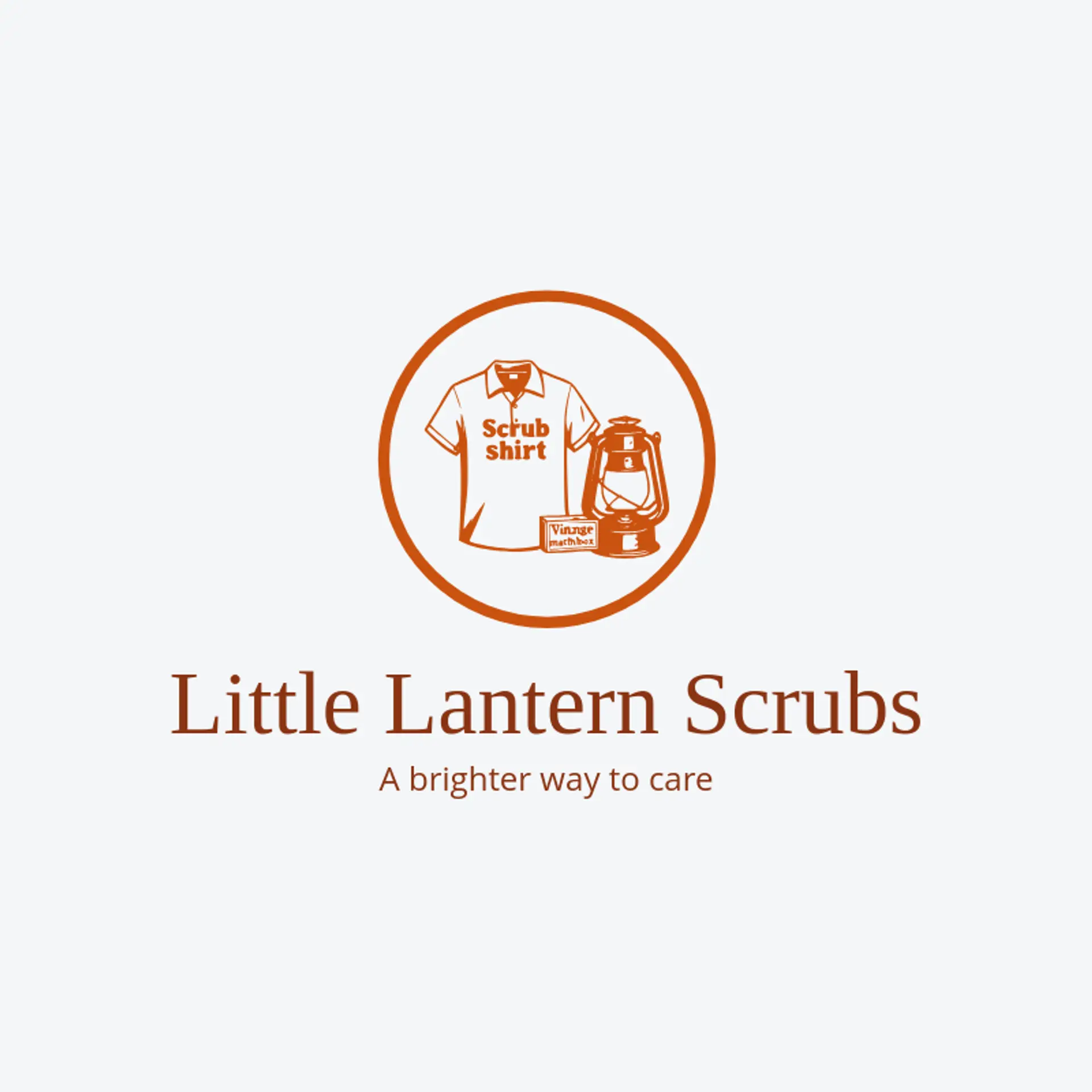 Little Lantern Scrubs logo for scrub