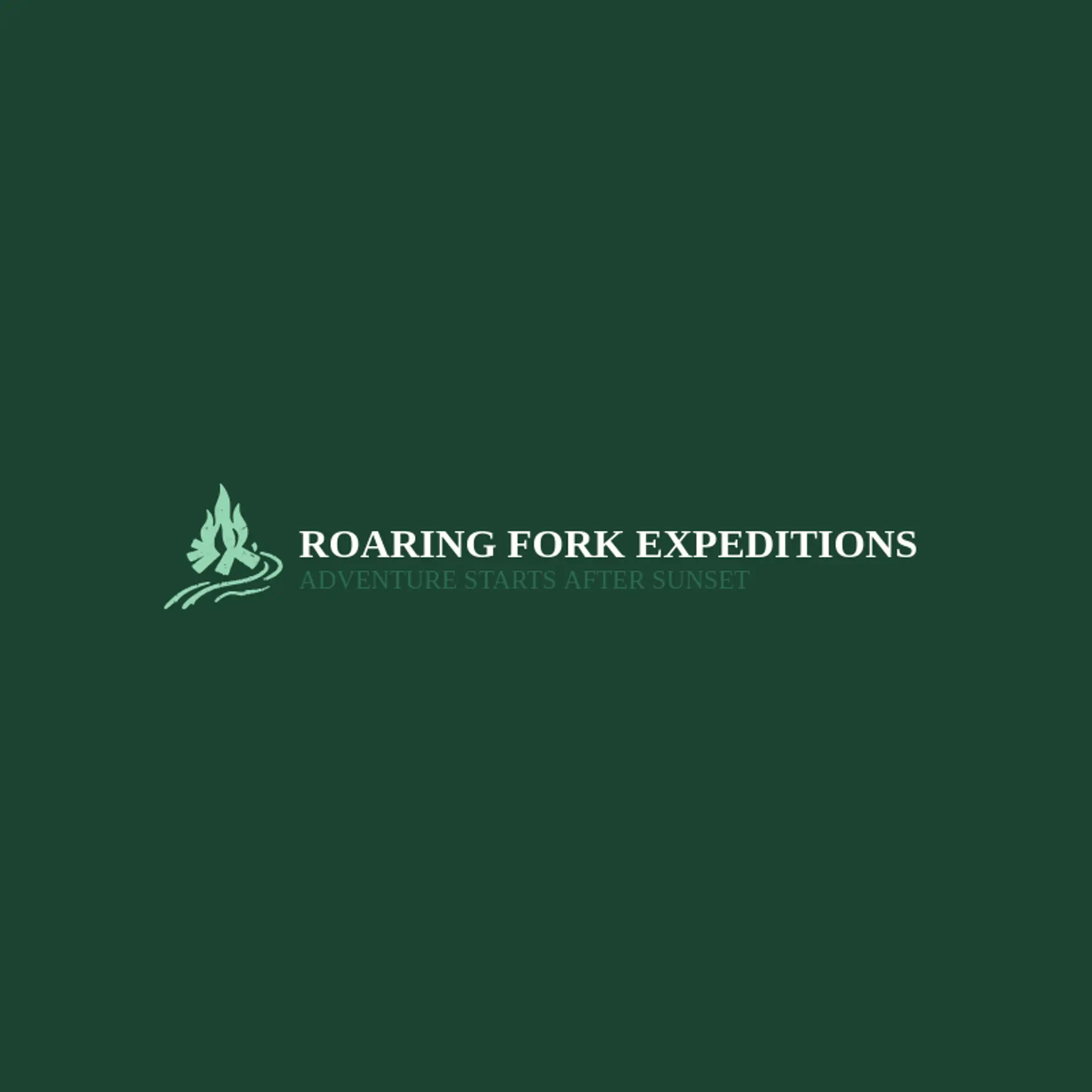 Roaring Fork Expeditions logo for campfire