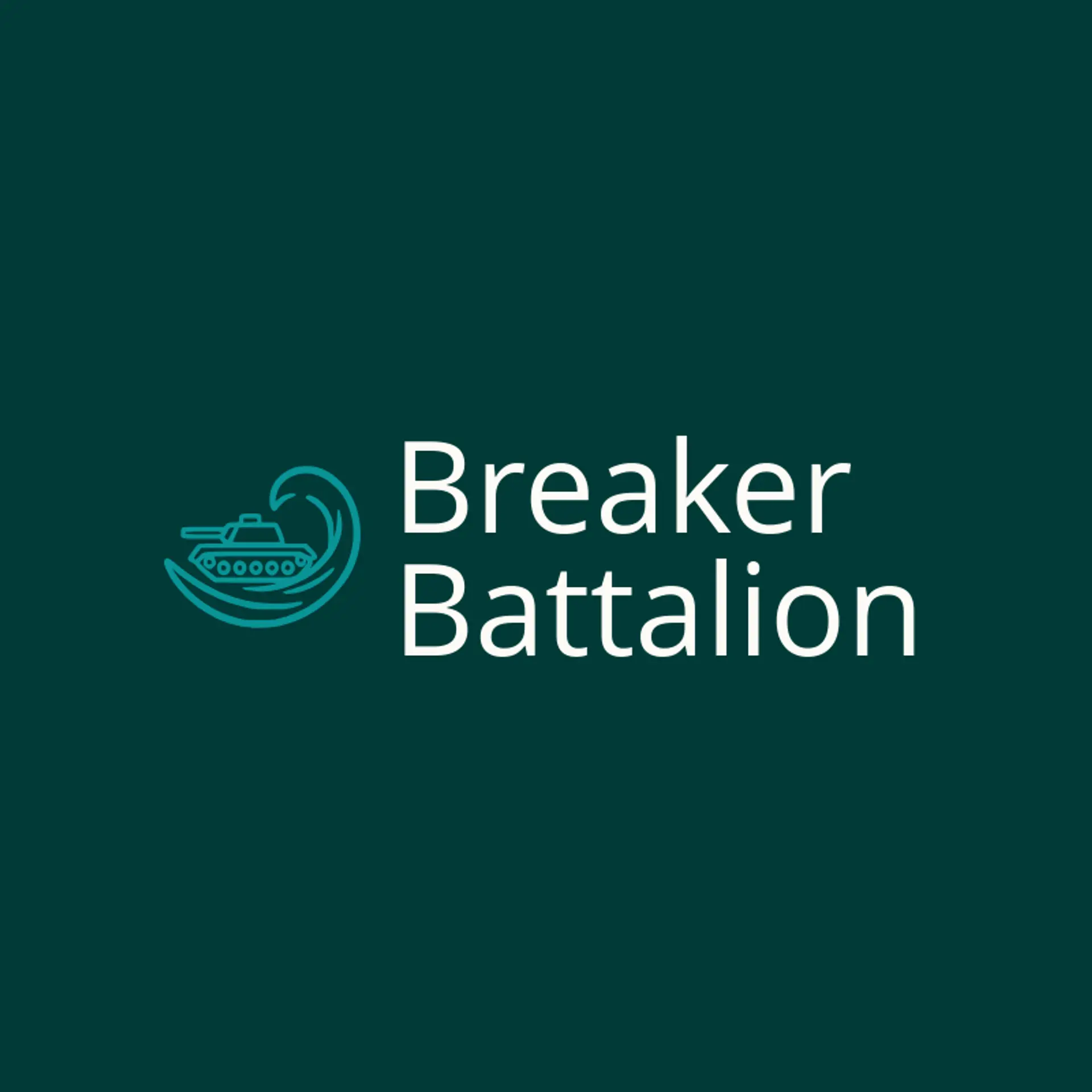 Breaker Battalion logo for tank