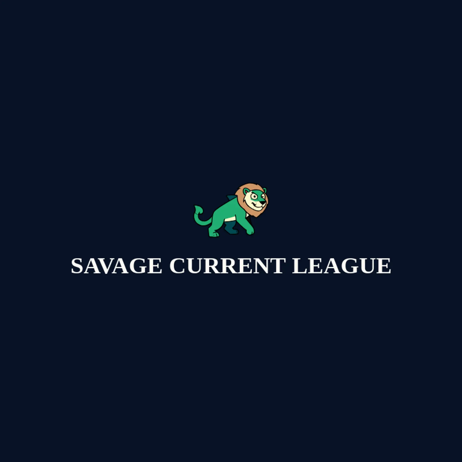 Savage Current League logo for apex predator