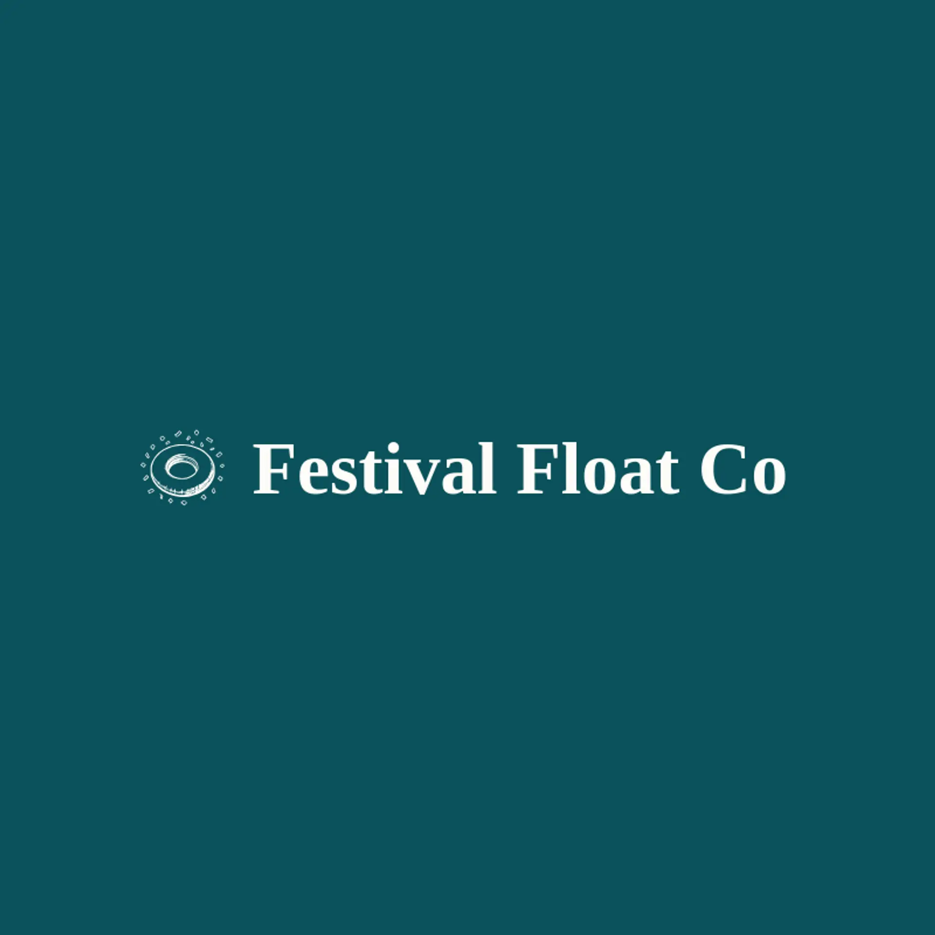 Festival Float Co logo for inflatable