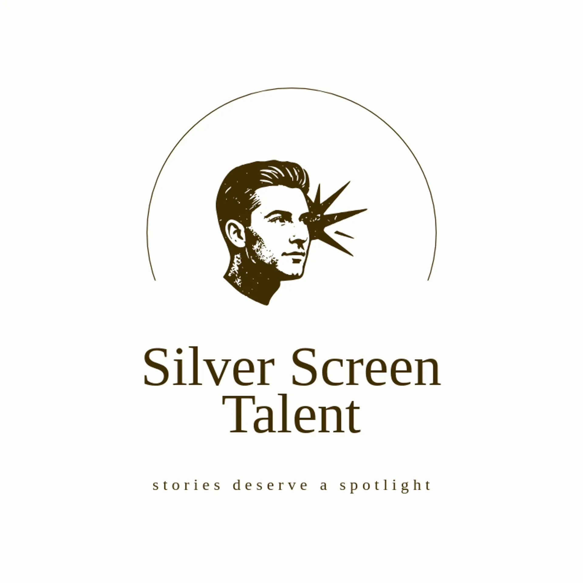 Silver Screen Talent logo for celebrity