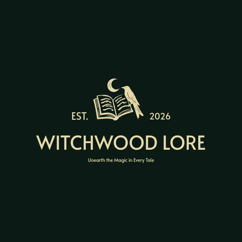 The YouTube name Witchwood Lore as a branded logo with a single color icon