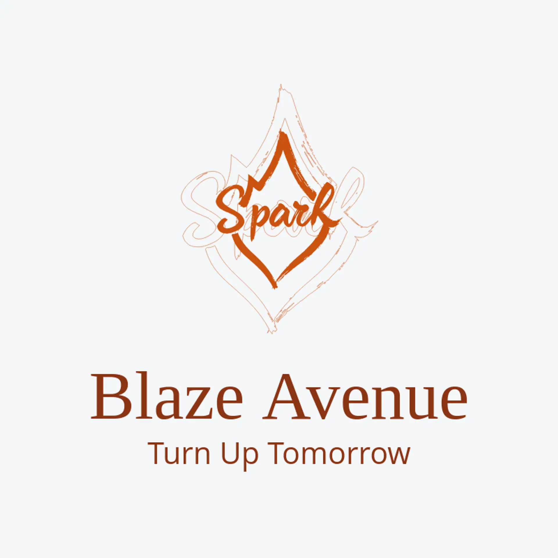 Blaze Avenue logo for flame