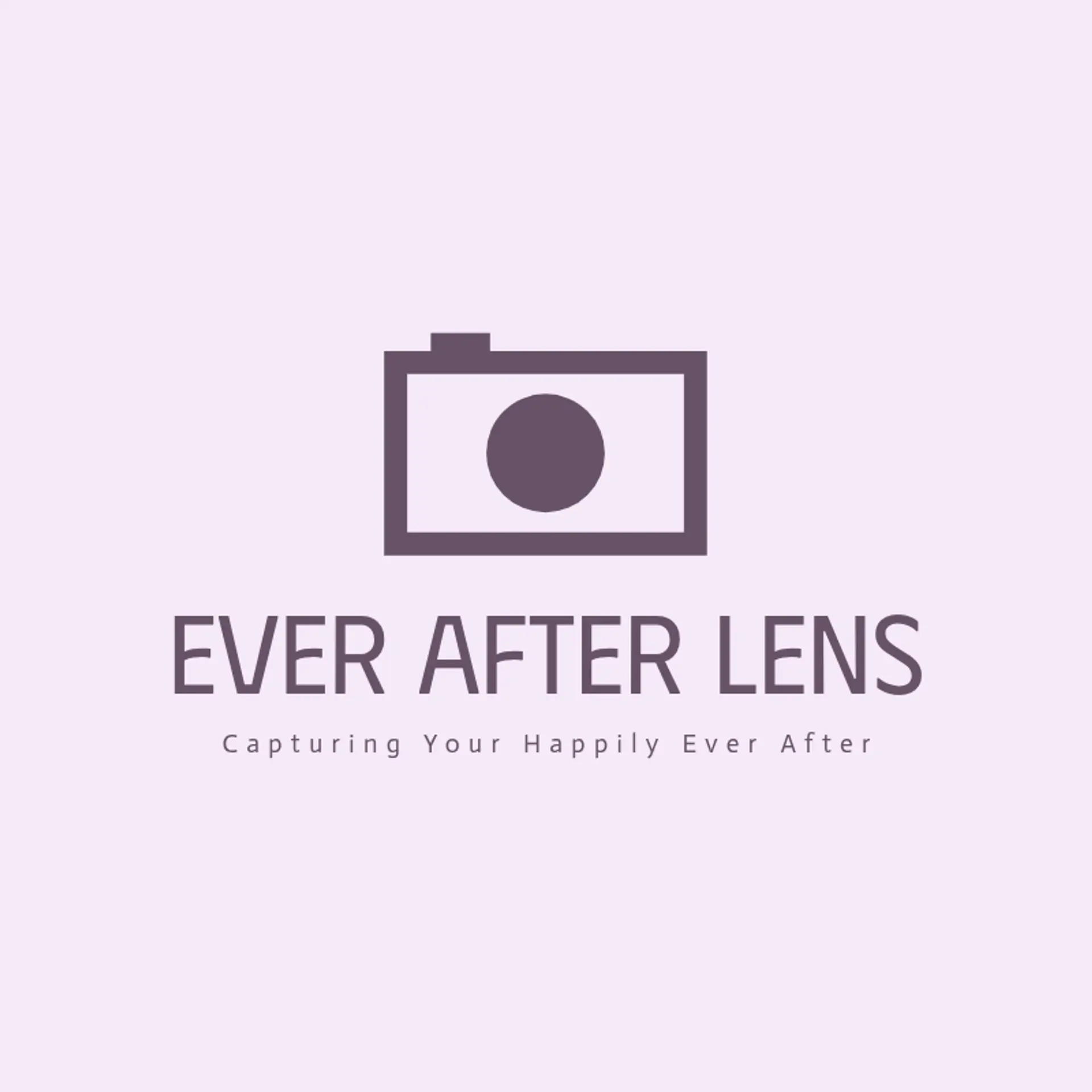 Ever After Lens logo for wedding photographer