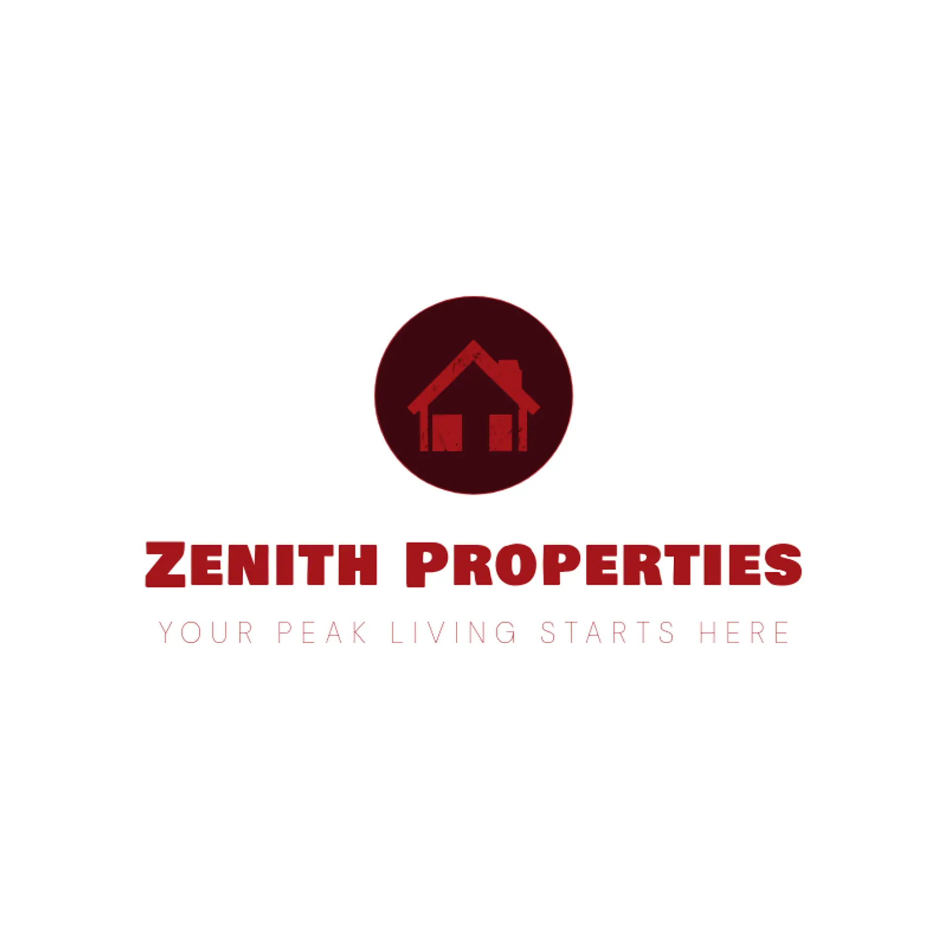 Zenith Properties logo for house