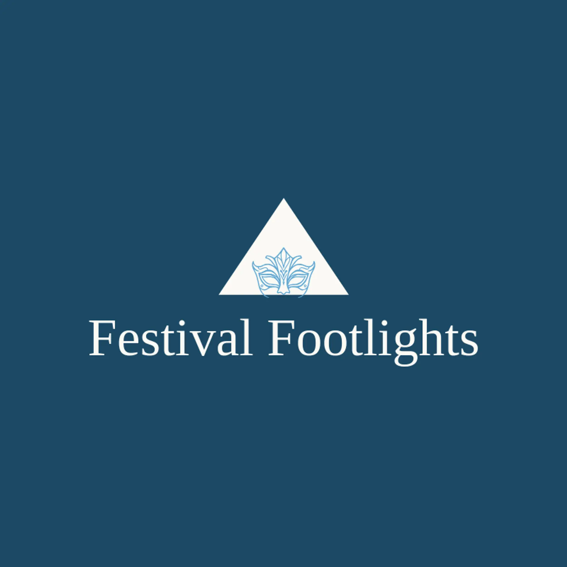 Festival Footlights logo for parade