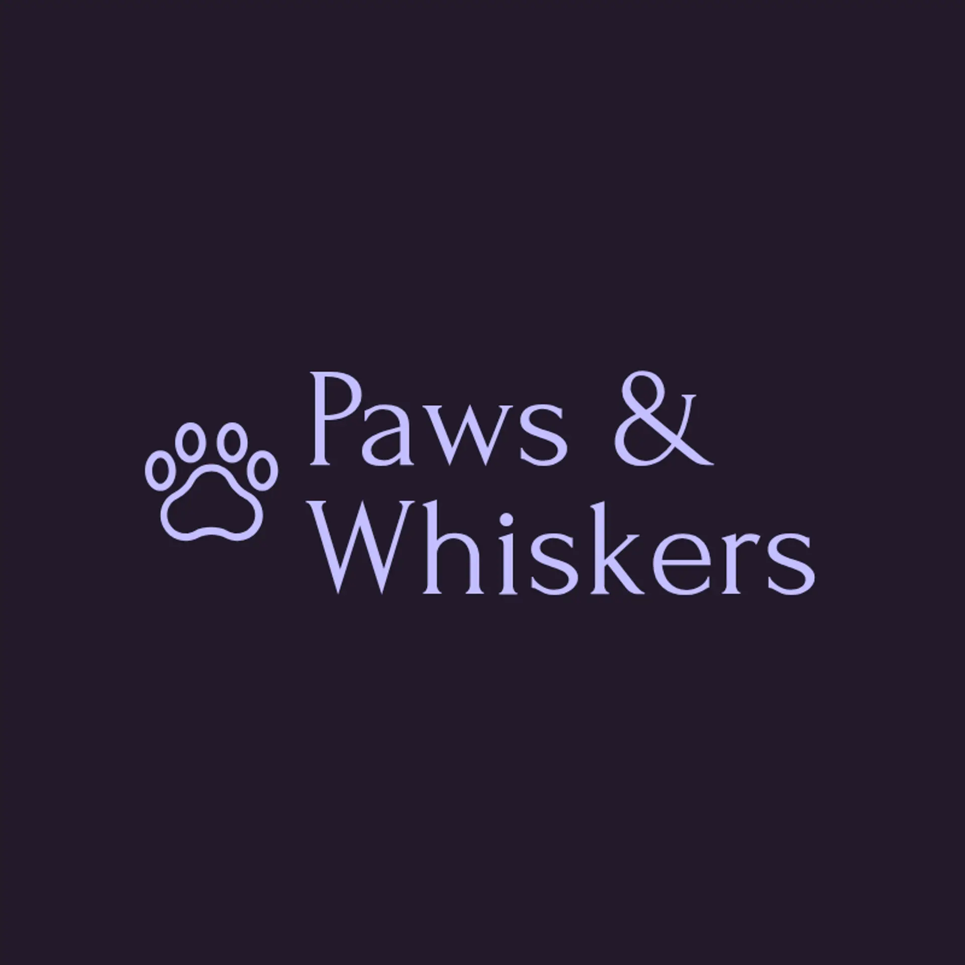 Happy Paws Market logo for pet store