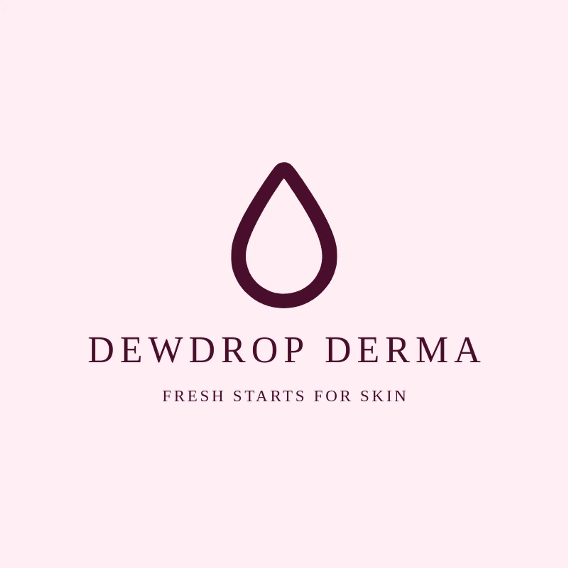 Dewdrop Derma logo for dermatology