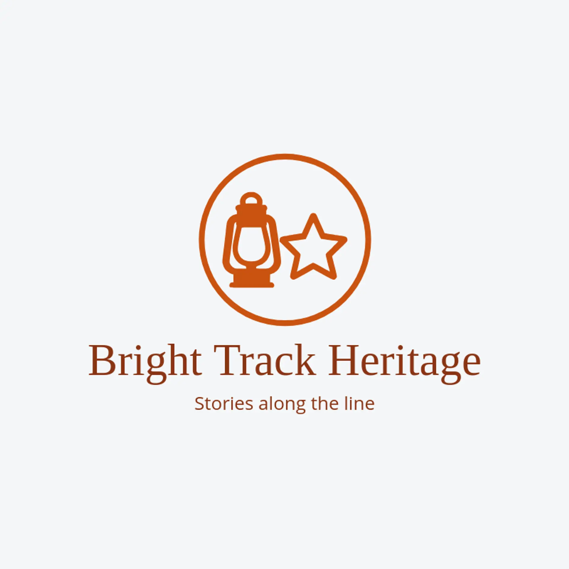 Bright Track Heritage logo for railroad