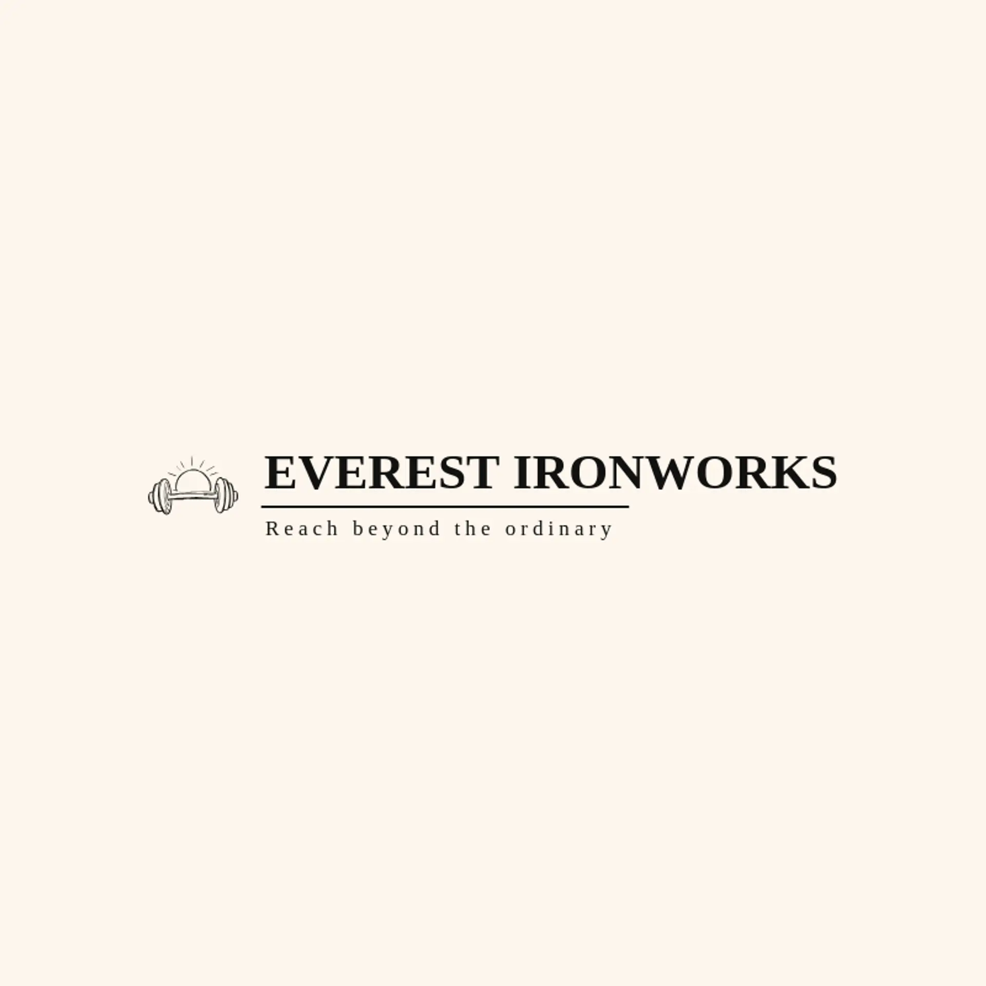 Everest Ironworks logo for weightlifting